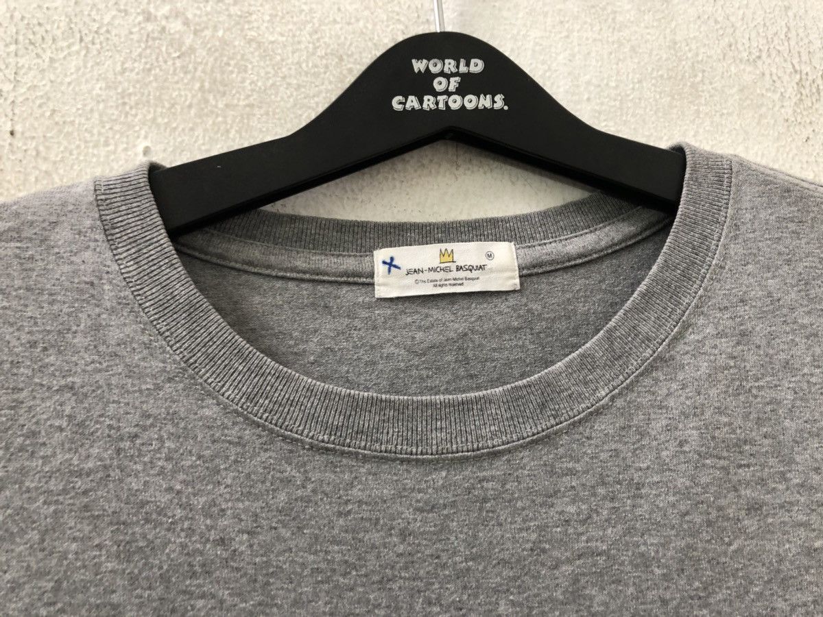 Jean-Michel Basquiat Vintage Jean Michel Basquiat Pop Art Grey tee Shirt Size US M / EU 48-50 / 2 - 6 Thumbnail