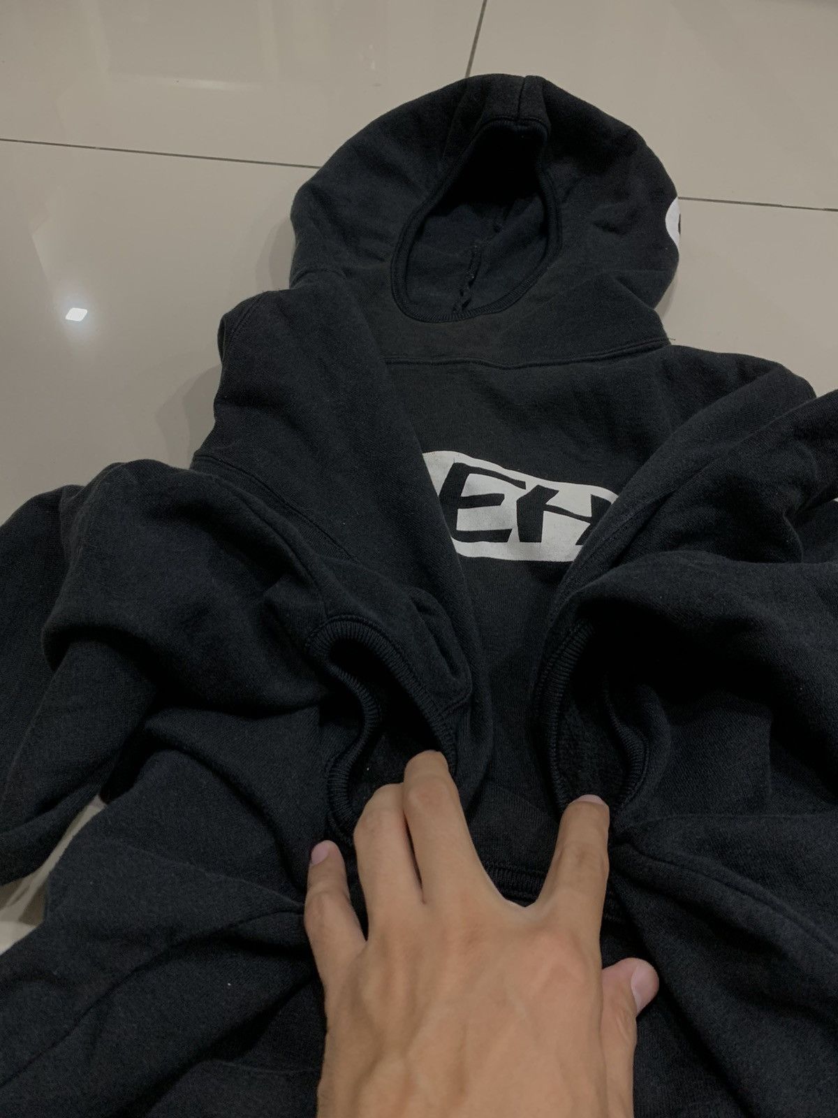 GOODENOUGH × Hiroshi Fujiwara PERFORATED GDEH 2001 BY GOOENOUGH HOODIE VINTAGE Size US M / EU 48-50 / 2 - 12 Thumbnail