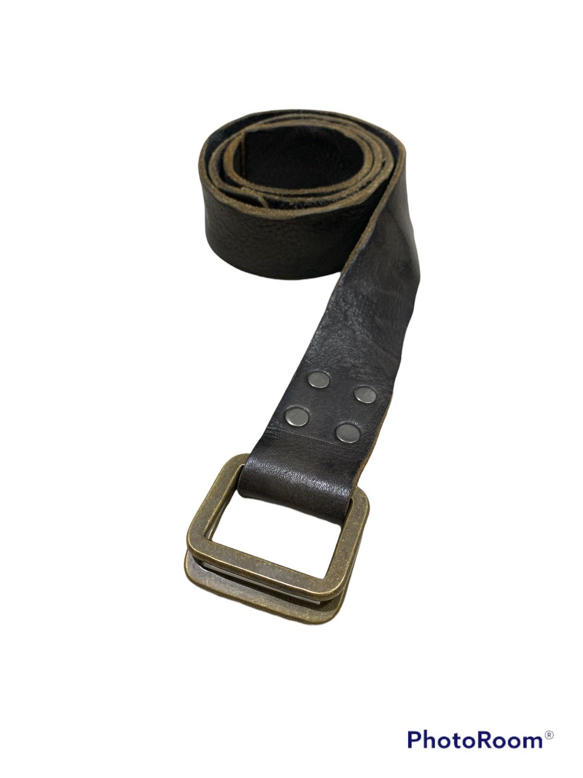 Tete Homme FULLY LEATHER TETE HOMME BELT Size 34 - 2 Thumbnail