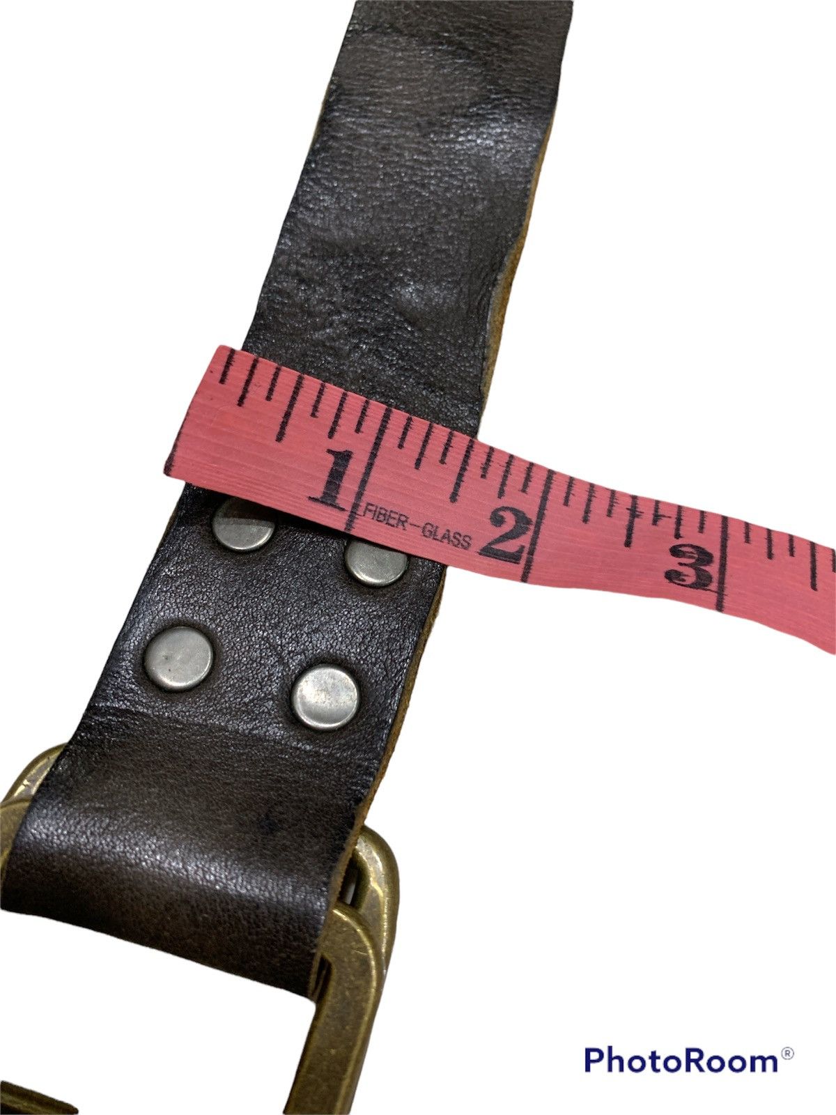 Tete Homme FULLY LEATHER TETE HOMME BELT Size 34 - 3 Thumbnail