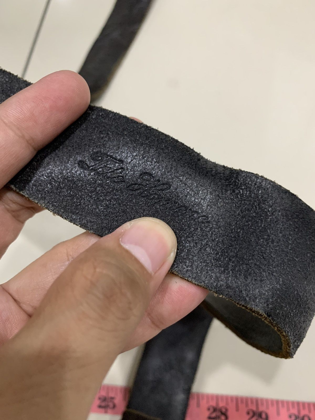 Tete Homme FULLY LEATHER TETE HOMME BELT Size 34 - 5 Thumbnail