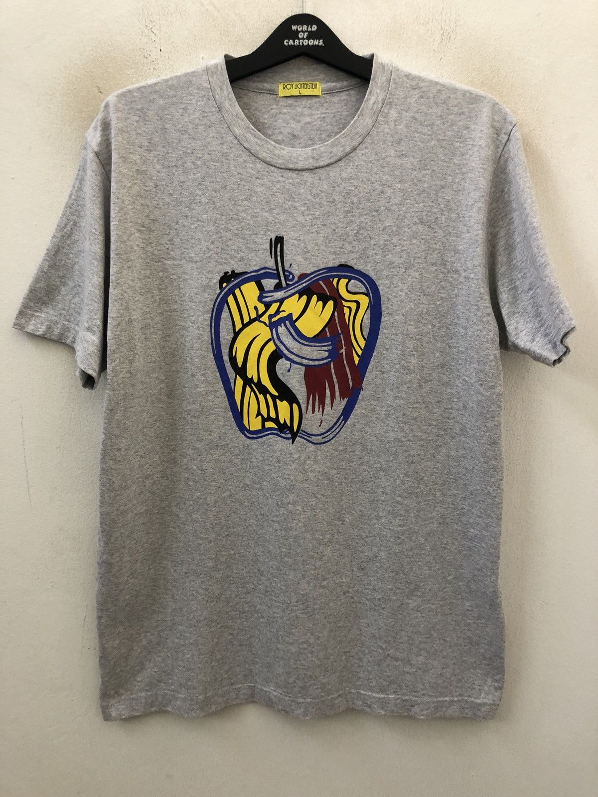 Jean-Michel Basquiat Roy Lichtenstein Apple 🍎 Pop Art t shirt Size US L / EU 52-54 / 3 - 1 Thumbnail