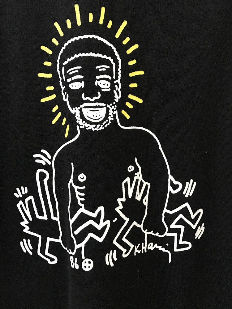 Keith Haring Vintage 2000s Keith Haring X Uniqlo Pop Art LS t shirt Size US L / EU 52-54 / 3 - 3 Thumbnail