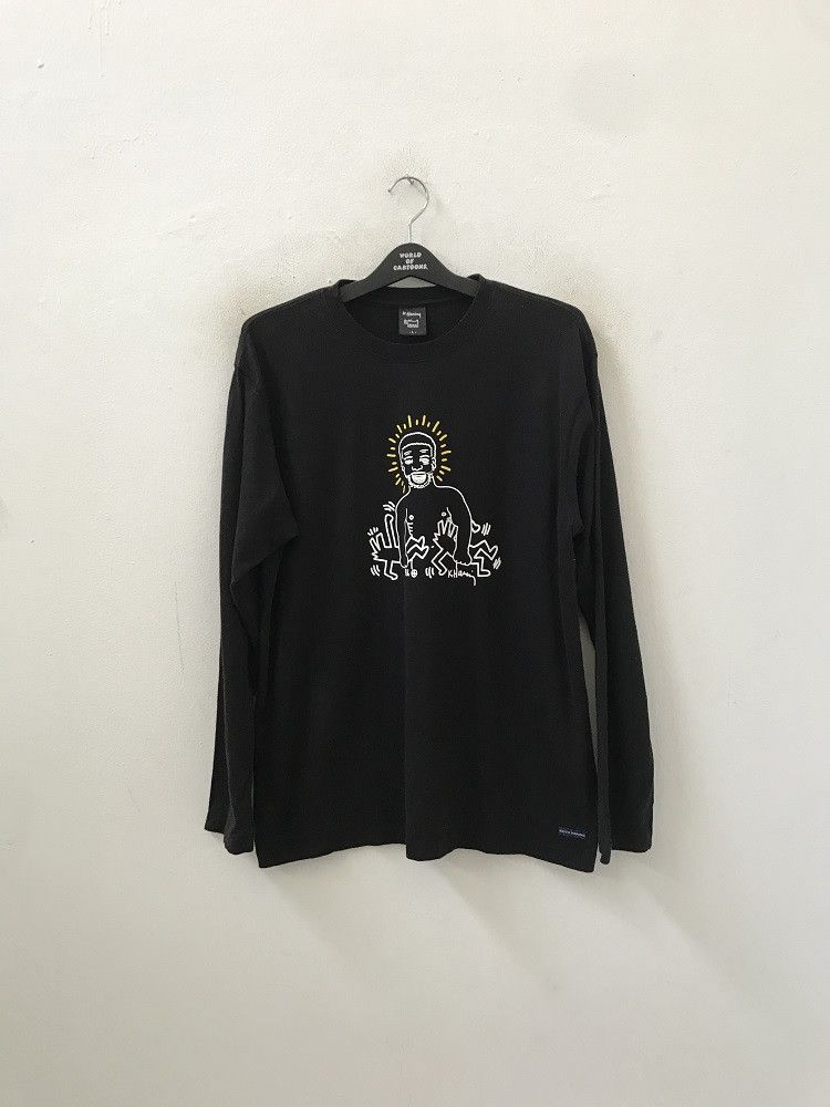 Keith Haring Vintage 2000s Keith Haring X Uniqlo Pop Art LS t shirt Size US L / EU 52-54 / 3 - 2 Thumbnail