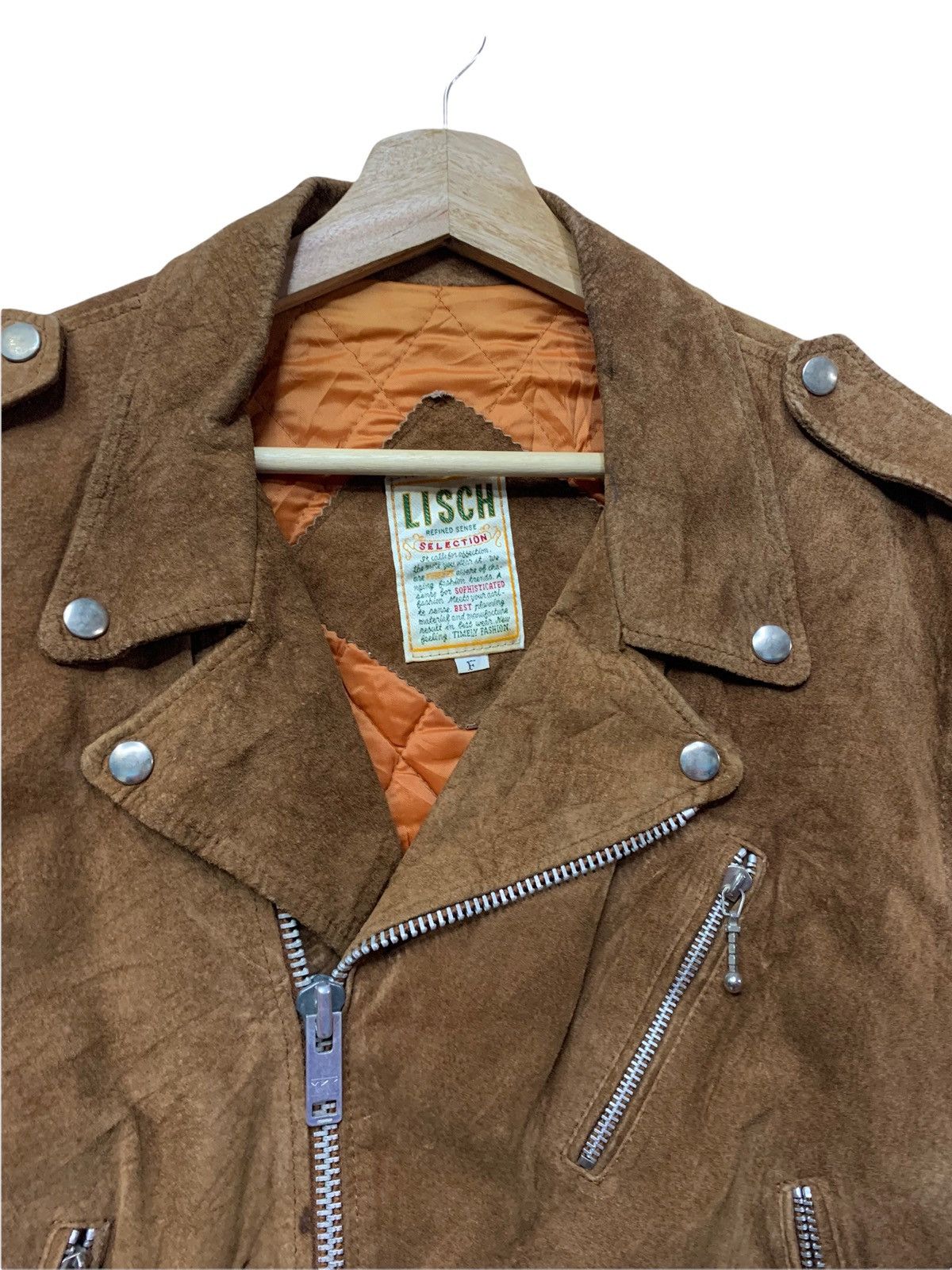 Genuine Leather 🔥GENUINE SUEDE LEATHER BIKER JACKETS Size US M / EU 48-50 / 2 - 5 Thumbnail