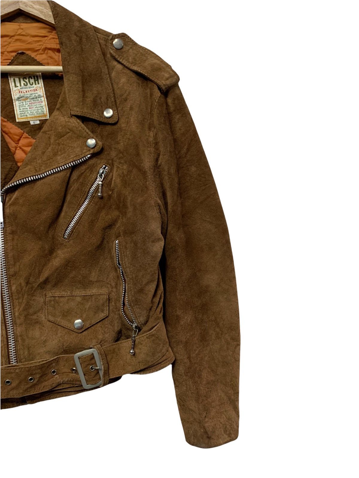 Genuine Leather 🔥GENUINE SUEDE LEATHER BIKER JACKETS Size US M / EU 48-50 / 2 - 3 Thumbnail