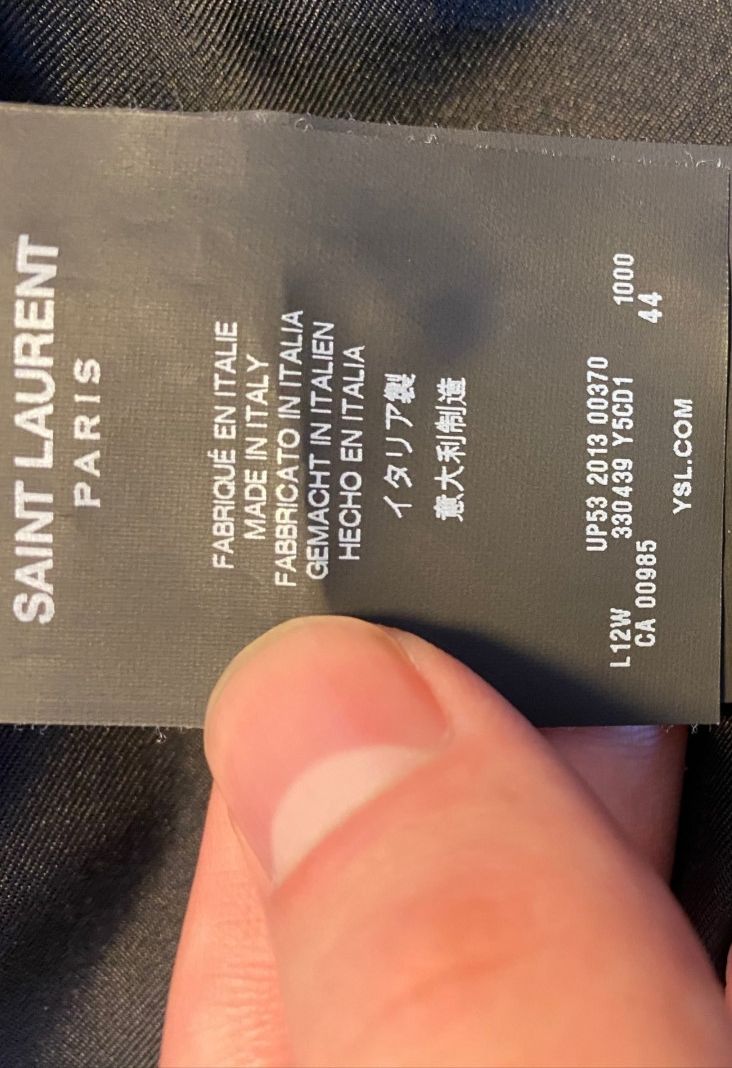 Saint Laurent Paris Saint Laurent Tasseled leather jacket Size US S / EU 44-46 / 1 - 5 Thumbnail