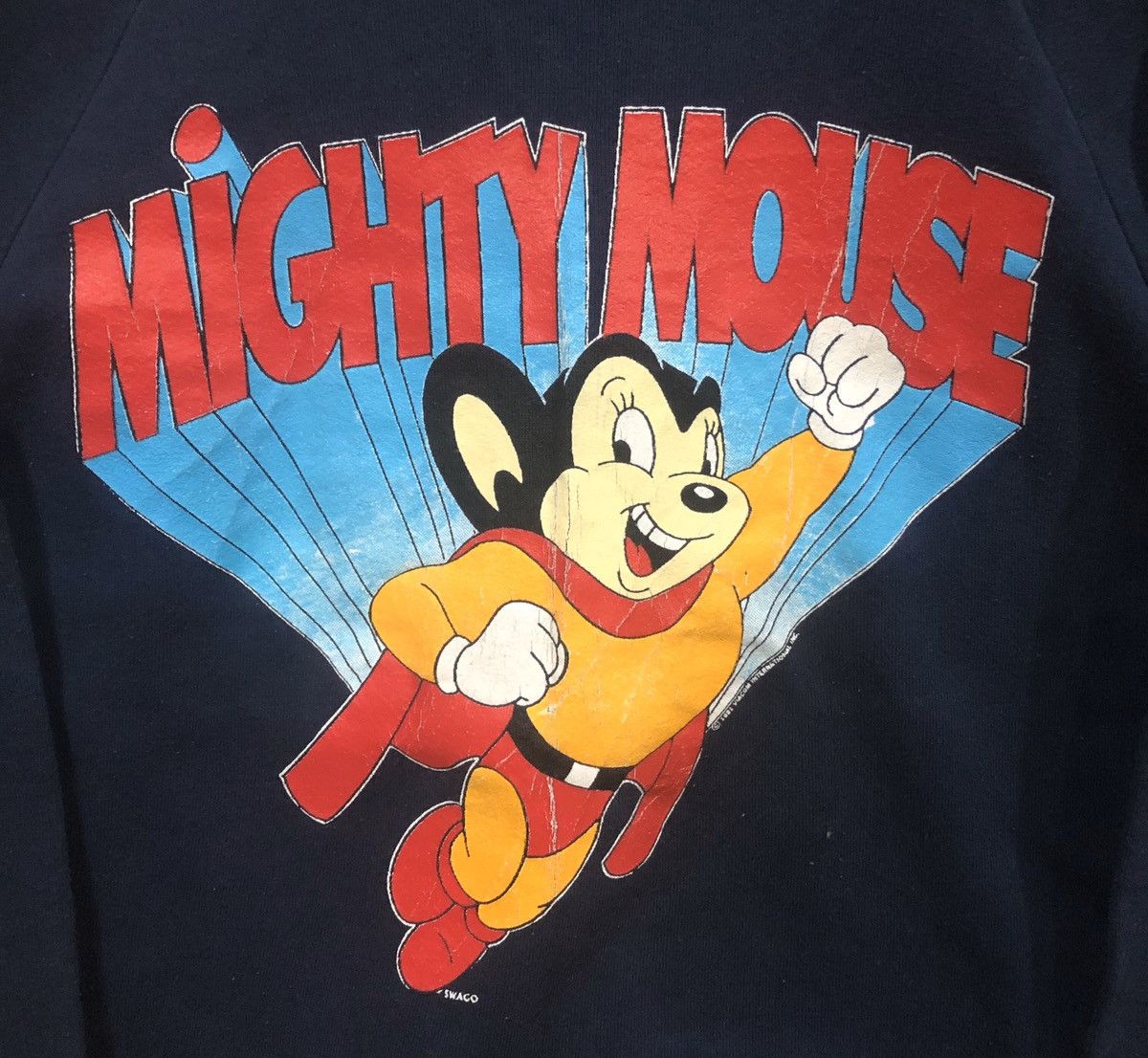 Cartoon Network × Vintage Vintage MIGHTY MOUSE 90s Size US M / EU 48-50 / 2 - 2 Thumbnail