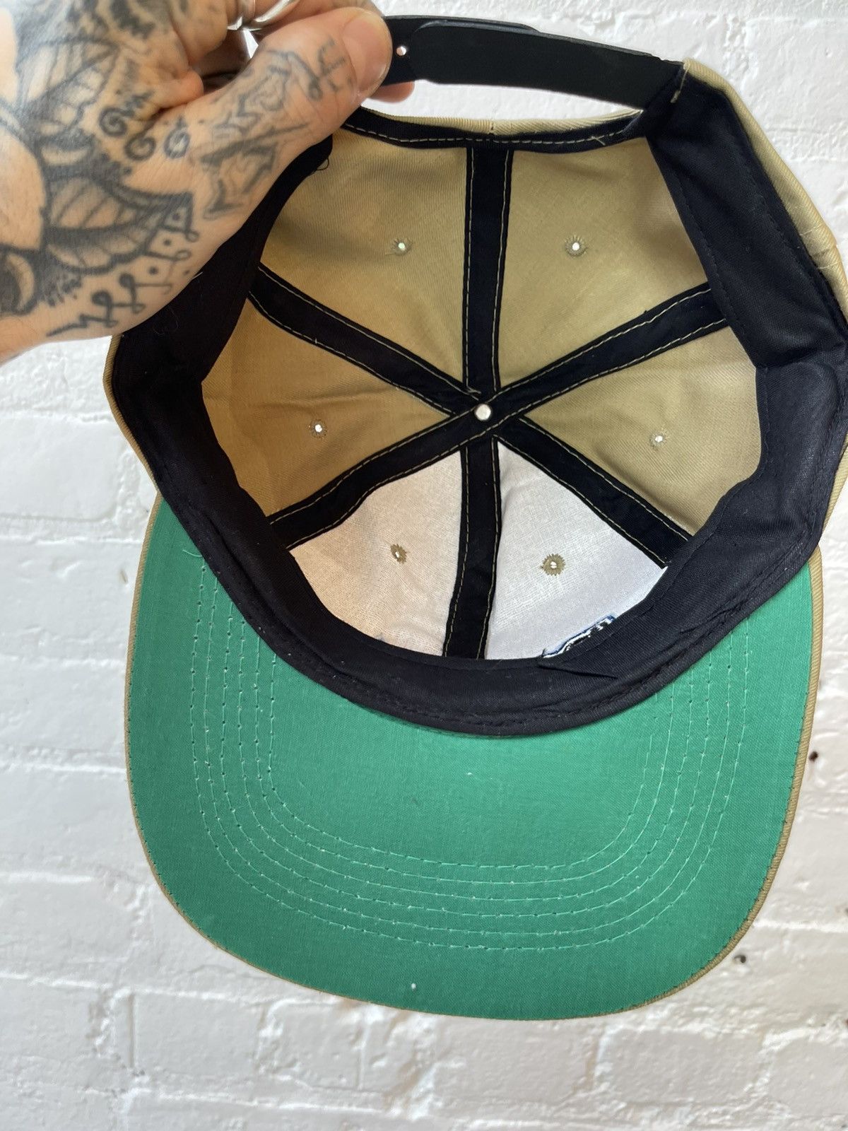 Vintage 90s PORNSTAR BRAND PORN HAT SNAPBACK LARGE LOGO Size ONE SIZE - 6 Thumbnail