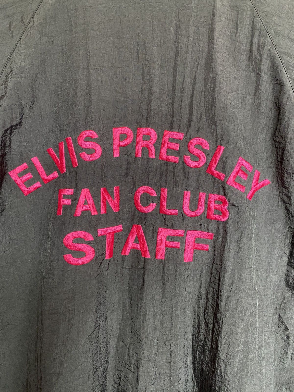 Vintage Elvis Presley Fan Club Staff Embroidery Spellout Size US M / EU 48-50 / 2 - 7 Thumbnail