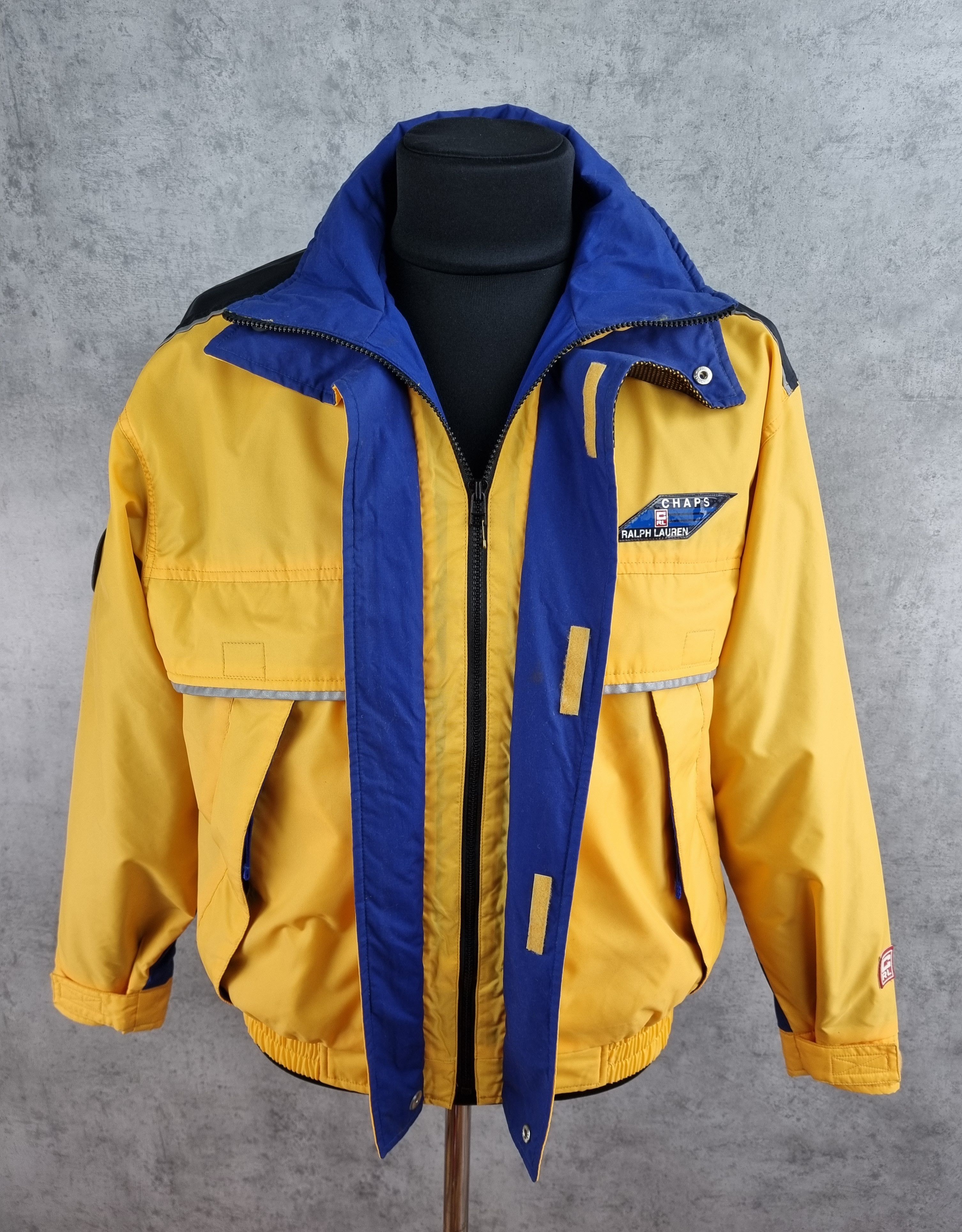 Chaps Ralph Lauren × Ralph Lauren × Vintage Rare 90s ⛵Chaps Ralph Lauren Nylon Sailing Light Jacket Size US M / EU 48-50 / 2 - 1 Thumbnail