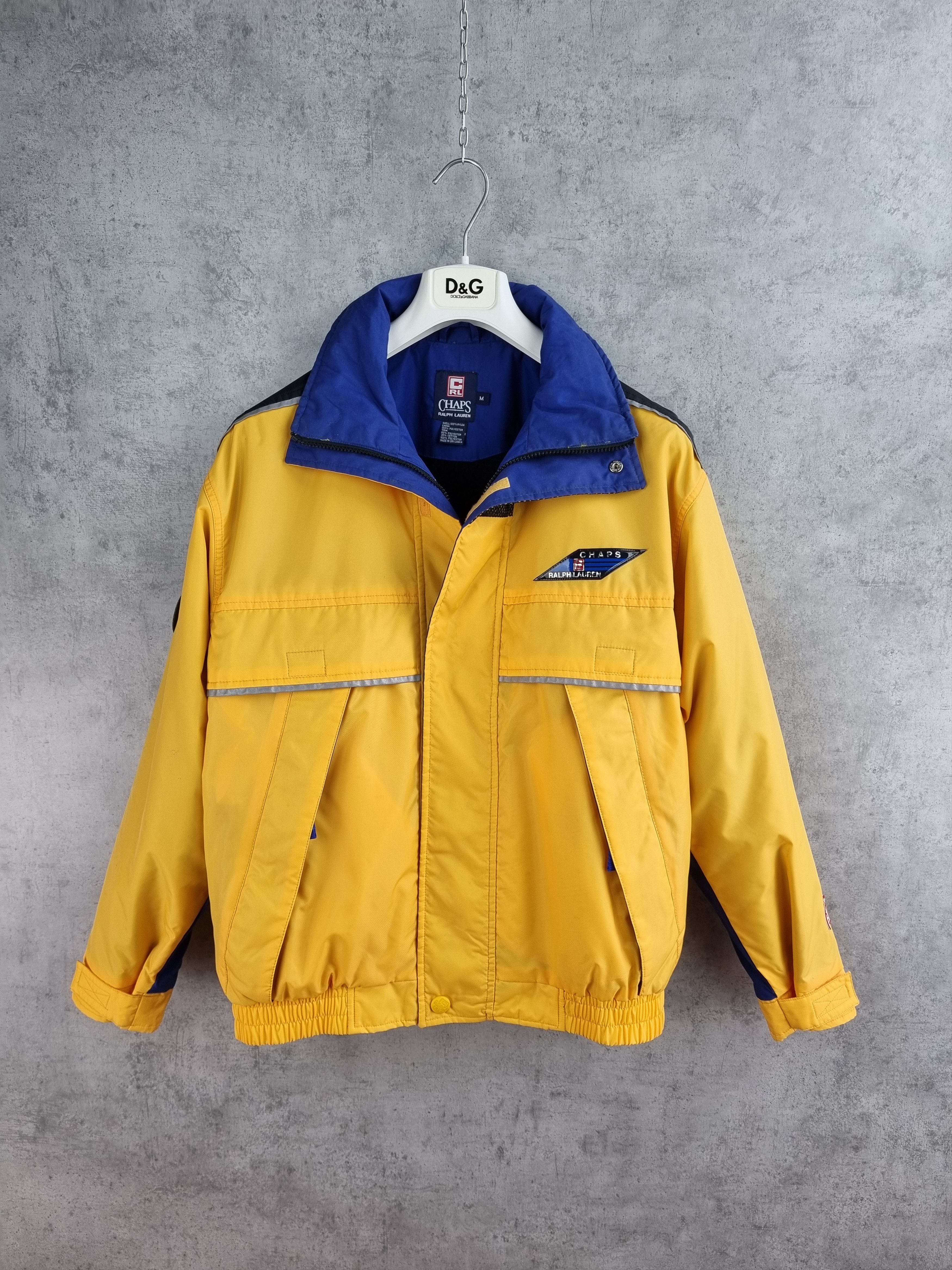 Chaps Ralph Lauren × Ralph Lauren × Vintage Rare 90s ⛵Chaps Ralph Lauren Nylon Sailing Light Jacket Size US M / EU 48-50 / 2 - 2 Thumbnail