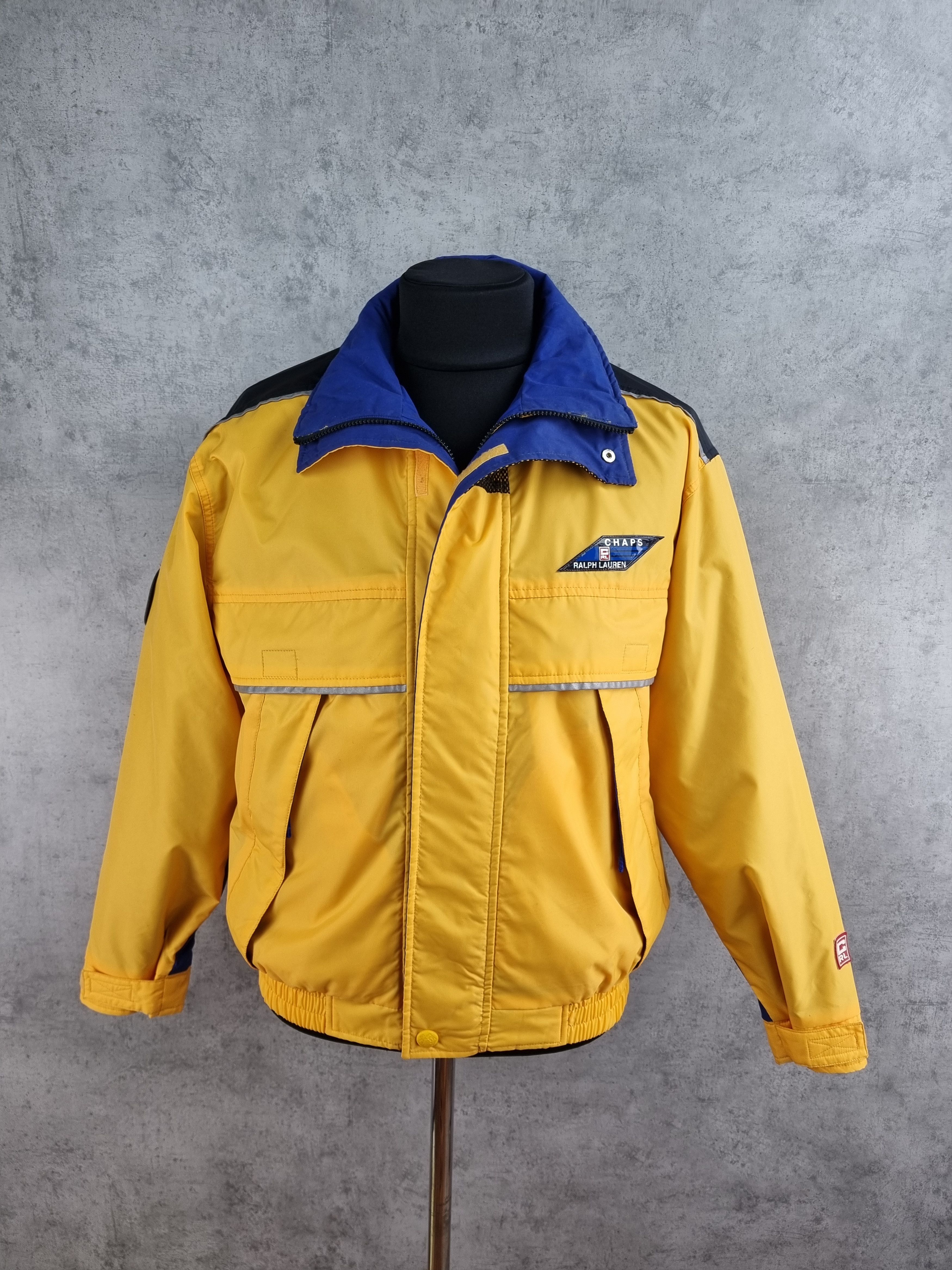 Chaps Ralph Lauren × Ralph Lauren × Vintage Rare 90s ⛵Chaps Ralph Lauren Nylon Sailing Light Jacket Size US M / EU 48-50 / 2 - 24 Thumbnail