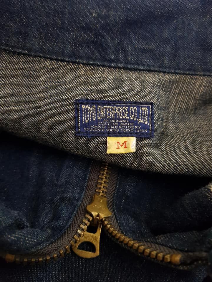 Sugar Cane × Tailor Toyo × Toyo Enterprises RARE Denim Airborne Sukajan Souvenir Japan Jacket Size US M / EU 48-50 / 2 - 4 Thumbnail