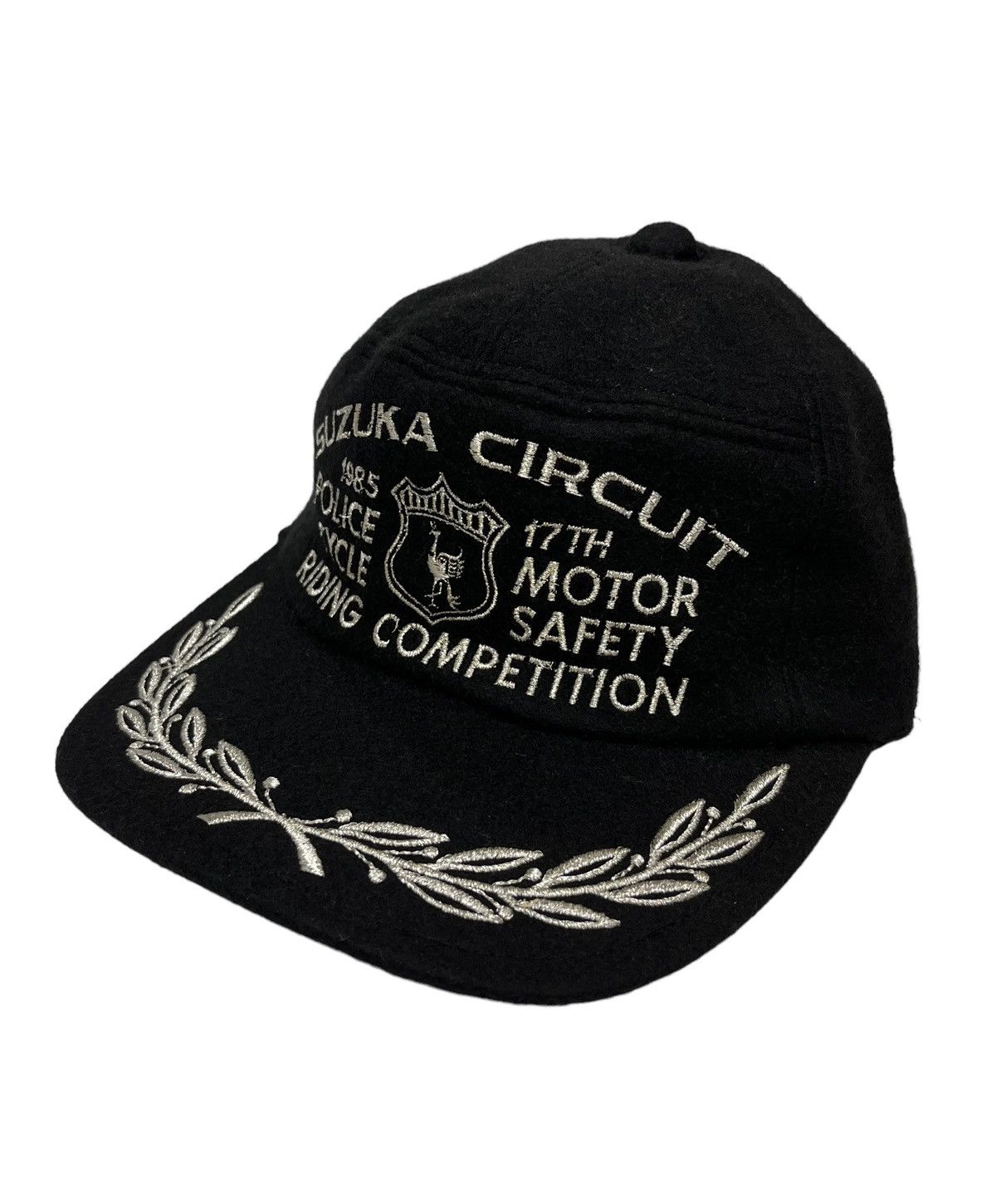 Edition Japan 🏁 🎌 80’s SUZUKA CIRCUIT JAPAN 7 Panel Wool Strapback Hat Size ONE SIZE - 2 Thumbnail