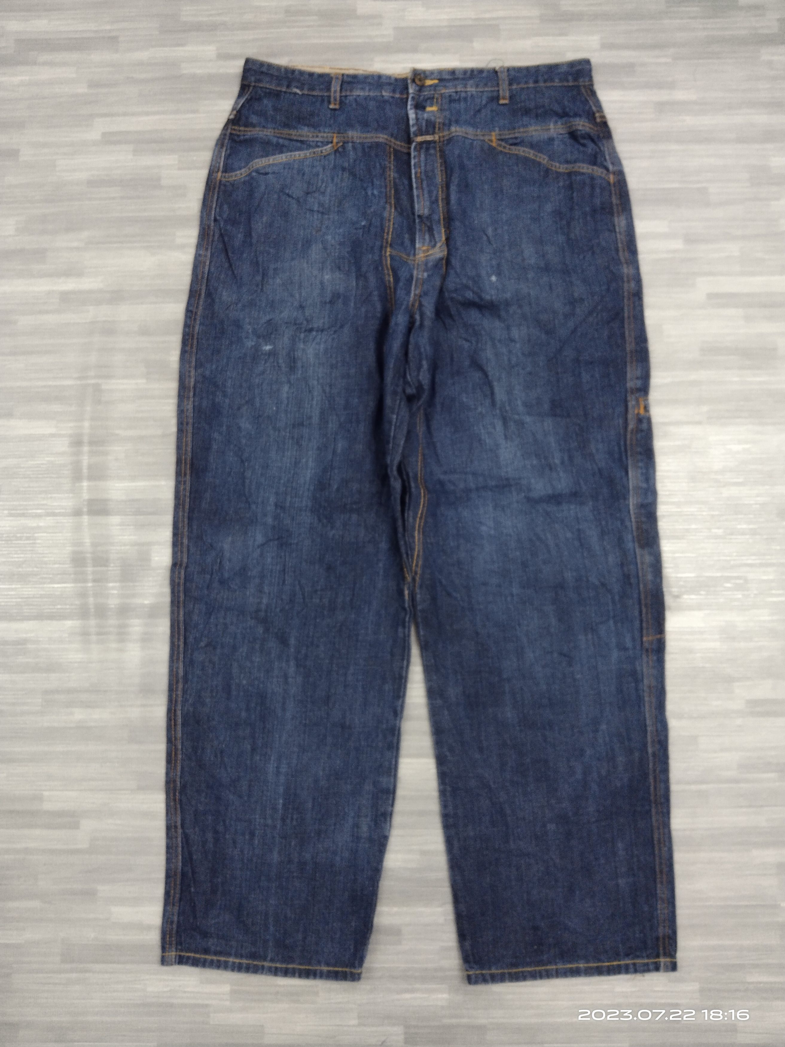 Marithe + Francois Girbaud SICK BAGGY MARITHE FRANCOIS GIRBAUD DENIM PANTS Size US 35 - 2 Thumbnail