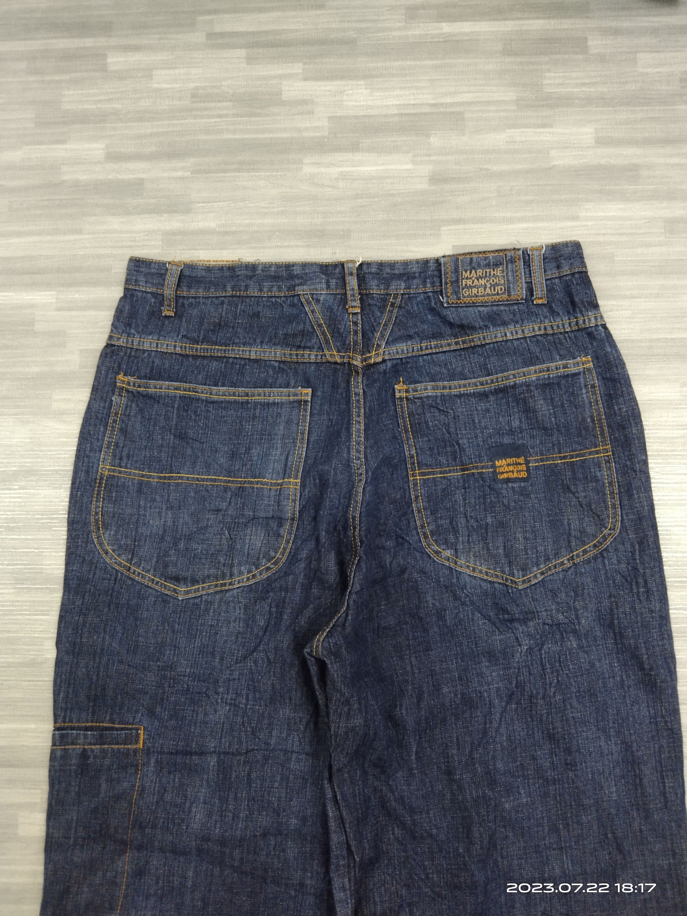 Marithe + Francois Girbaud SICK BAGGY MARITHE FRANCOIS GIRBAUD DENIM PANTS Size US 35 - 5 Thumbnail
