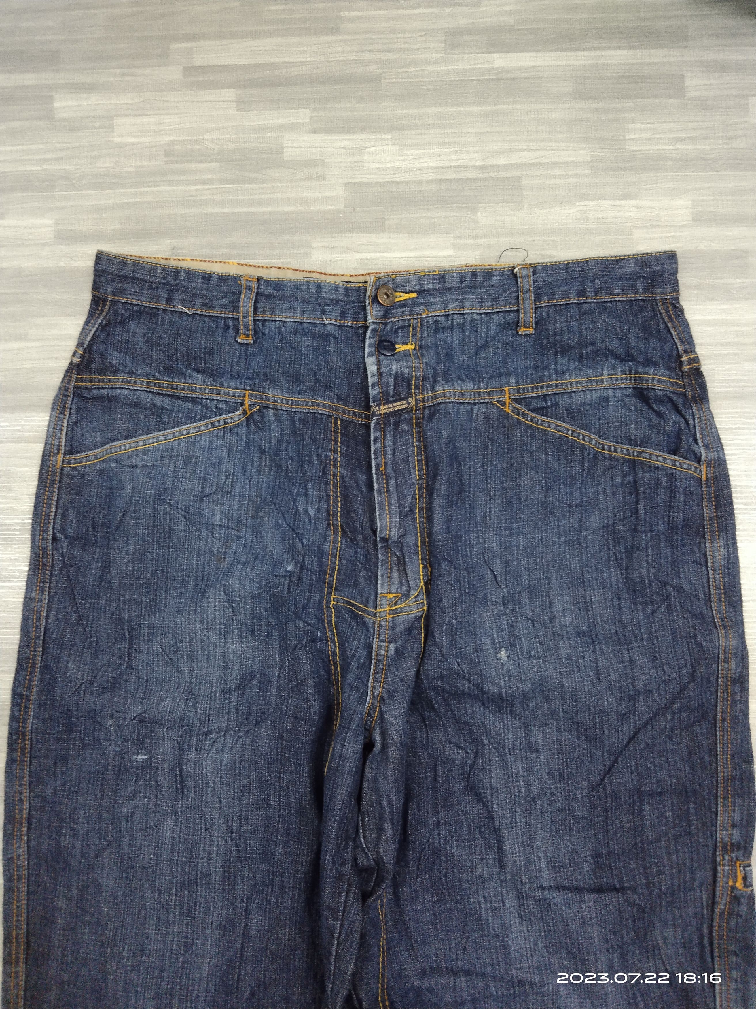 Marithe + Francois Girbaud SICK BAGGY MARITHE FRANCOIS GIRBAUD DENIM PANTS Size US 35 - 4 Thumbnail