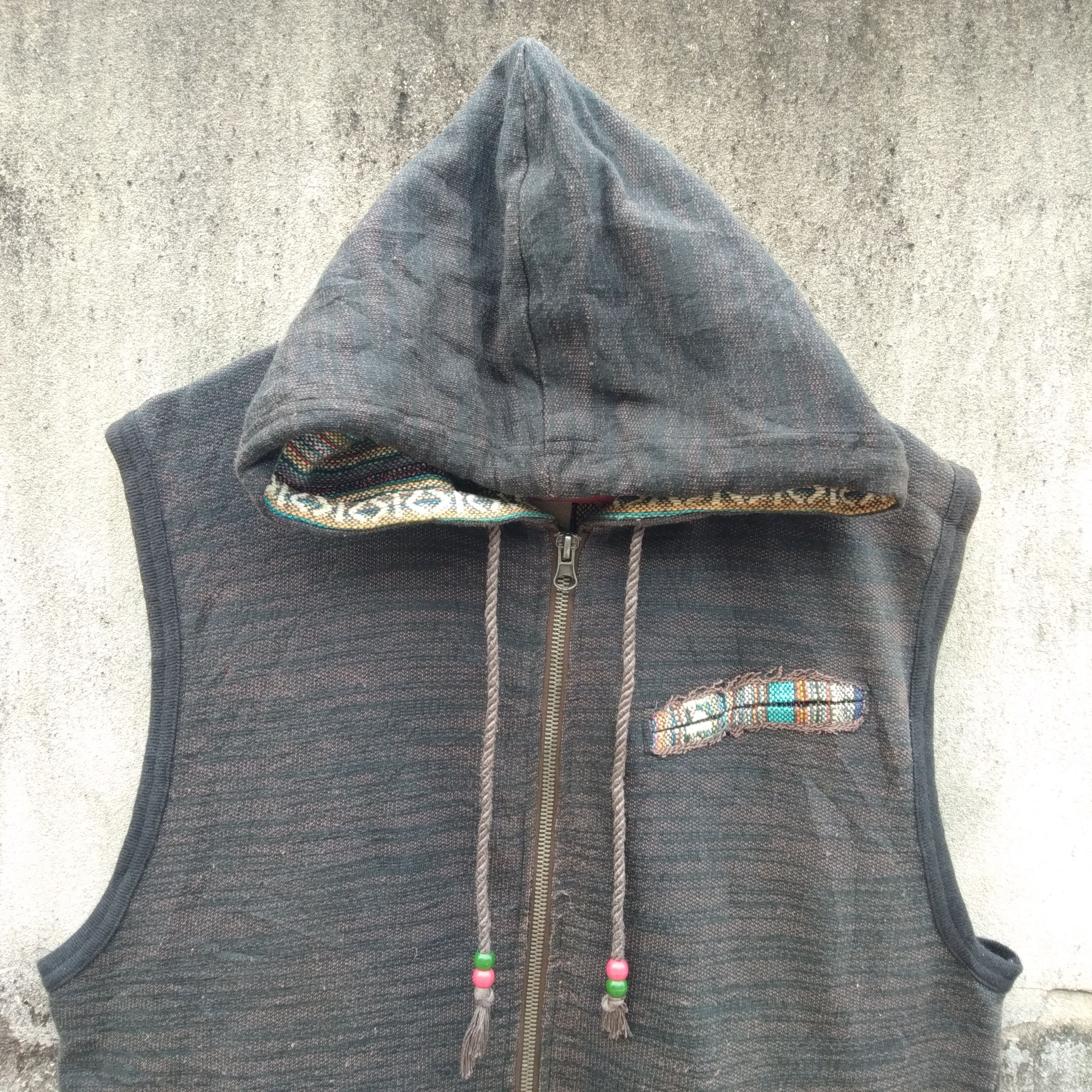 Japanese Brand ❌ POWER TO THE PEOPLE SLEEVELESS JACKET Size US M / EU 48-50 / 2 - 2 Thumbnail