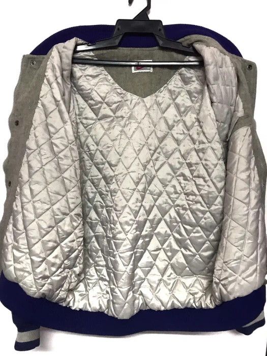 Nike 90s NIKE Basketball Wool Varsity Gray Tag Embroidery (E1000) Size US XL / EU 56 / 4 - 8 Thumbnail