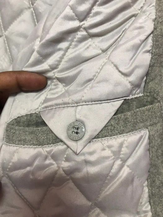 Nike 90s NIKE Basketball Wool Varsity Gray Tag Embroidery (E1000) Size US XL / EU 56 / 4 - 7 Thumbnail