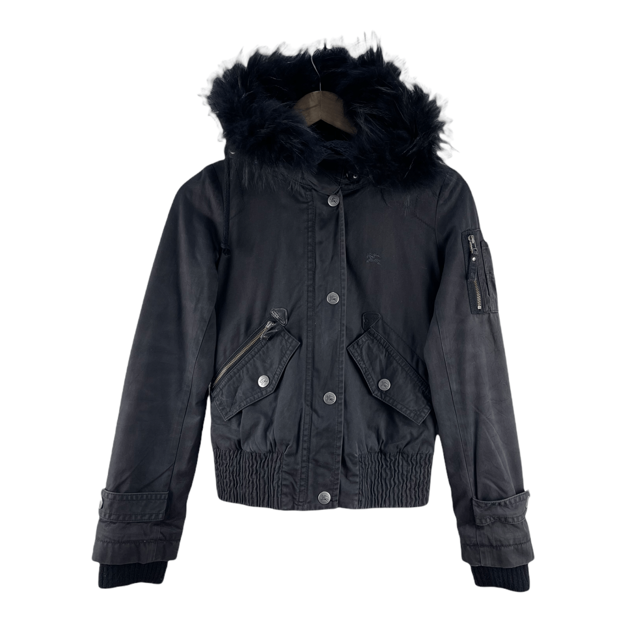 Burberry Burberry London Blue Label Biker Jacket Size US S / EU 44-46 / 1 - 1 Thumbnail