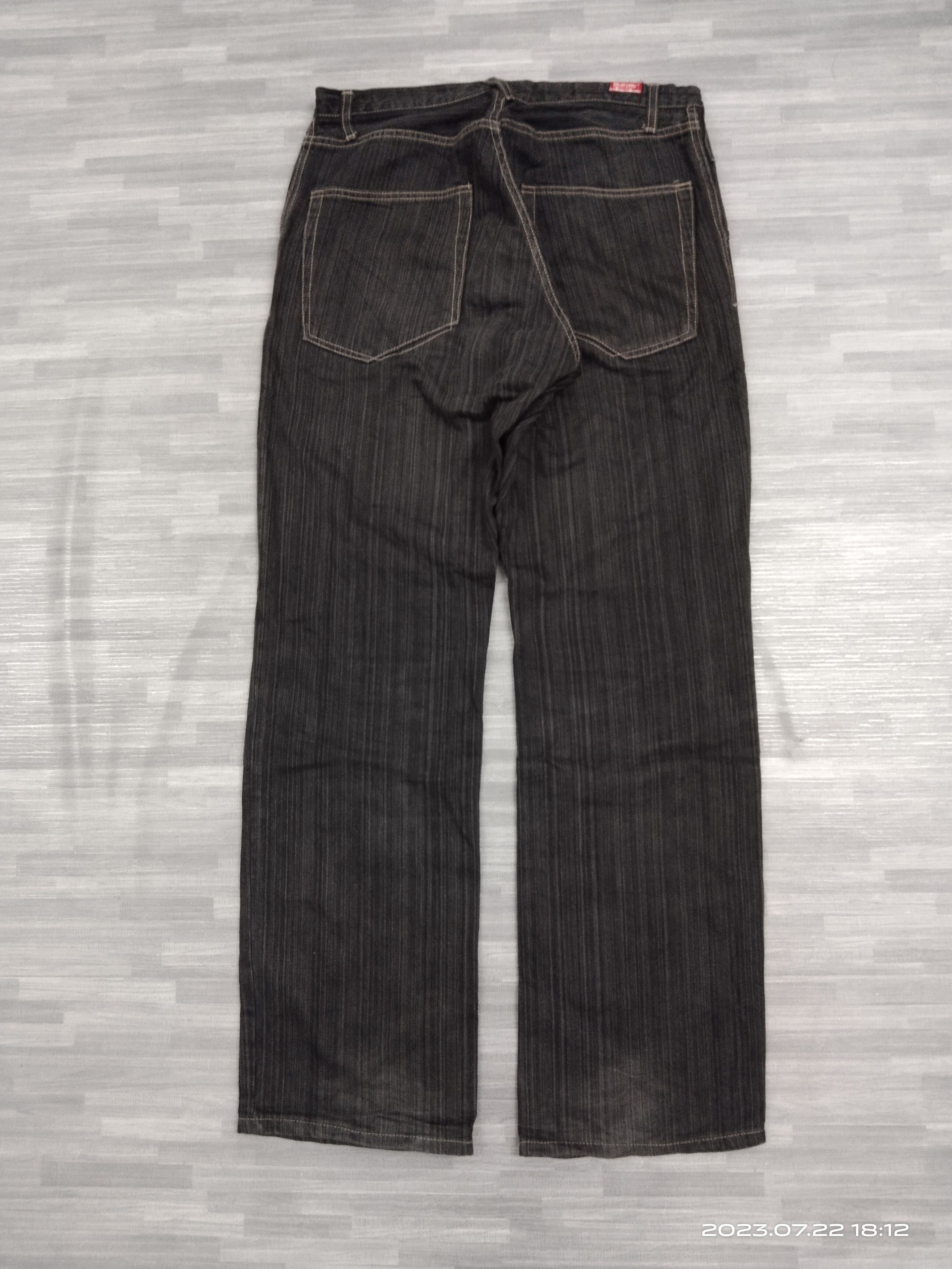 Japanese Brand BLUE WAYS MADE IN JAPAN PINSTRIPE DENIM PANTS Size US 31 - 3 Thumbnail