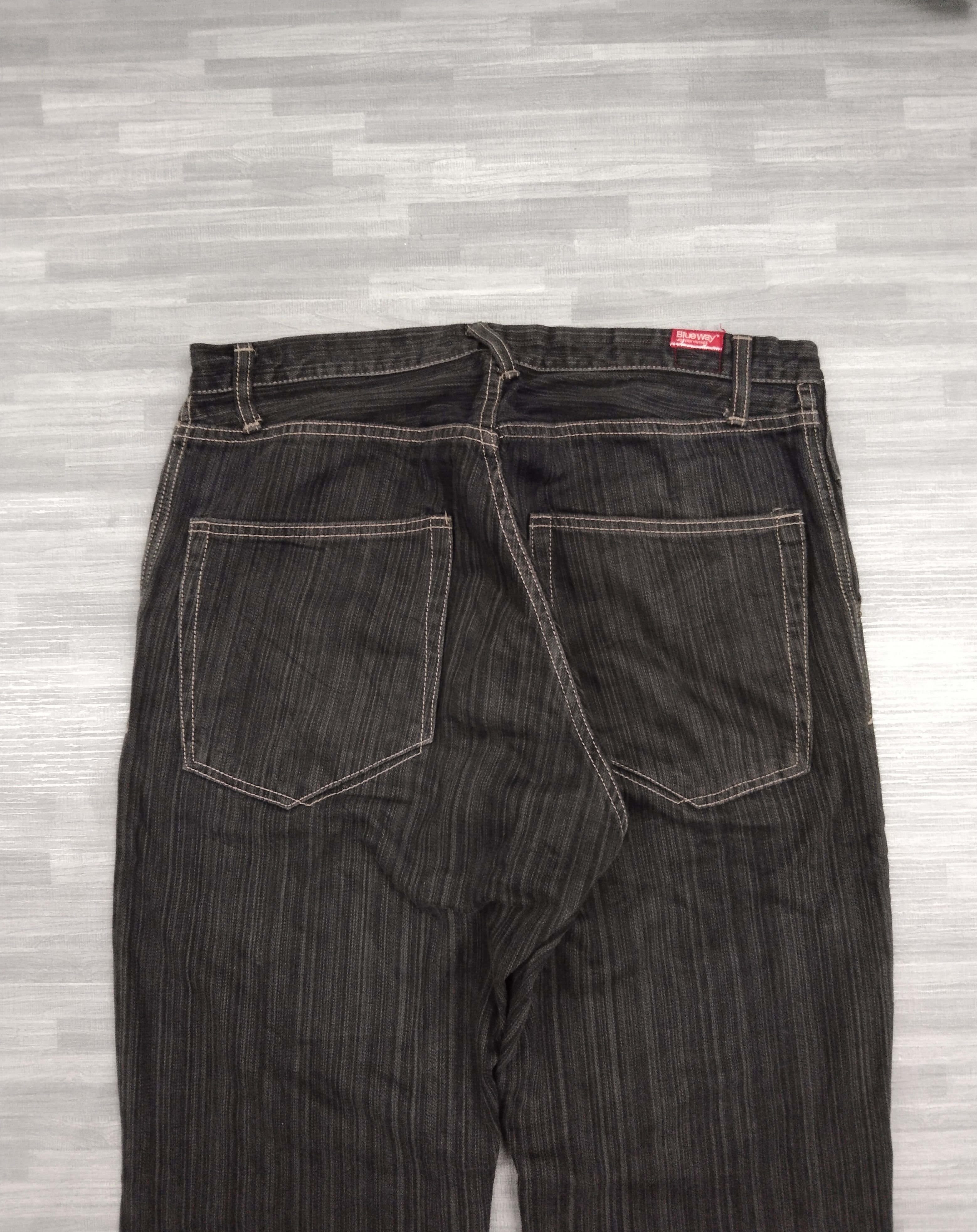 Japanese Brand BLUE WAYS MADE IN JAPAN PINSTRIPE DENIM PANTS Size US 31 - 5 Thumbnail