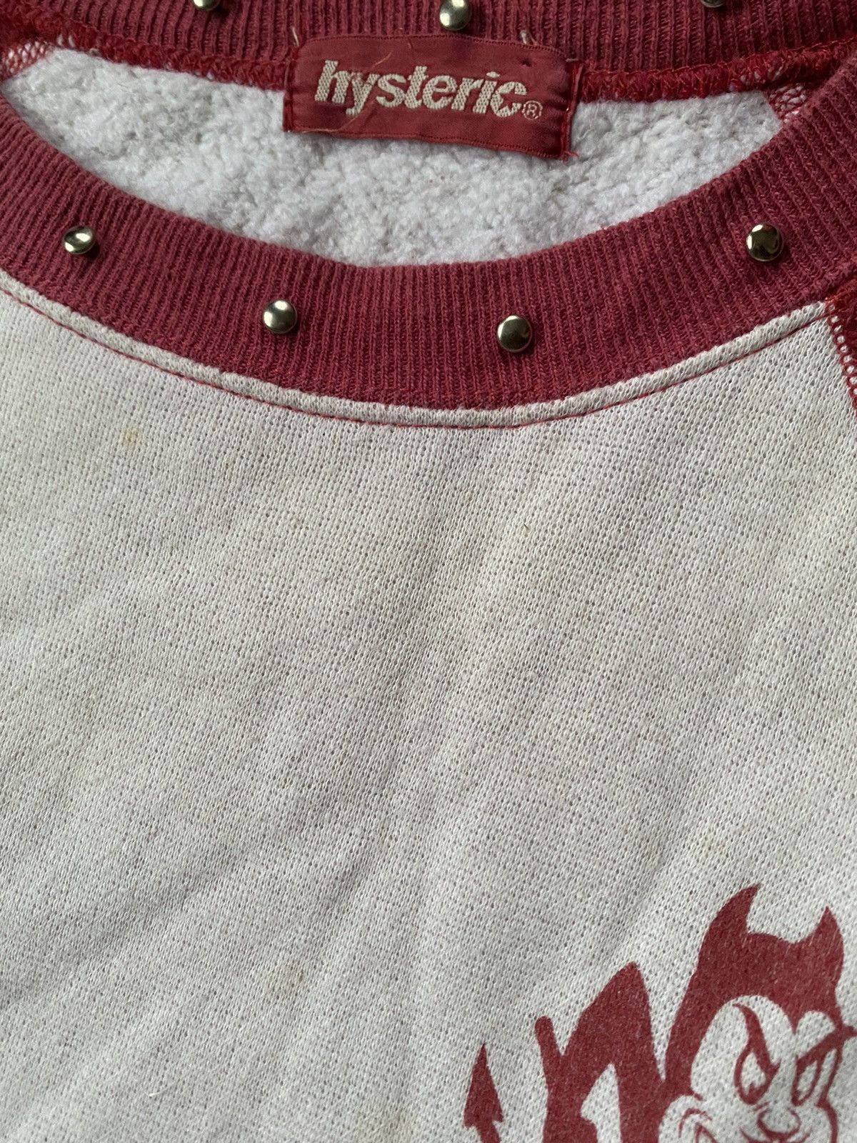 Hysteric Glamour 💥Vtg90s Hysteric Devil Punk Studs Sweatshirt Size US S / EU 44-46 / 1 - 6 Thumbnail