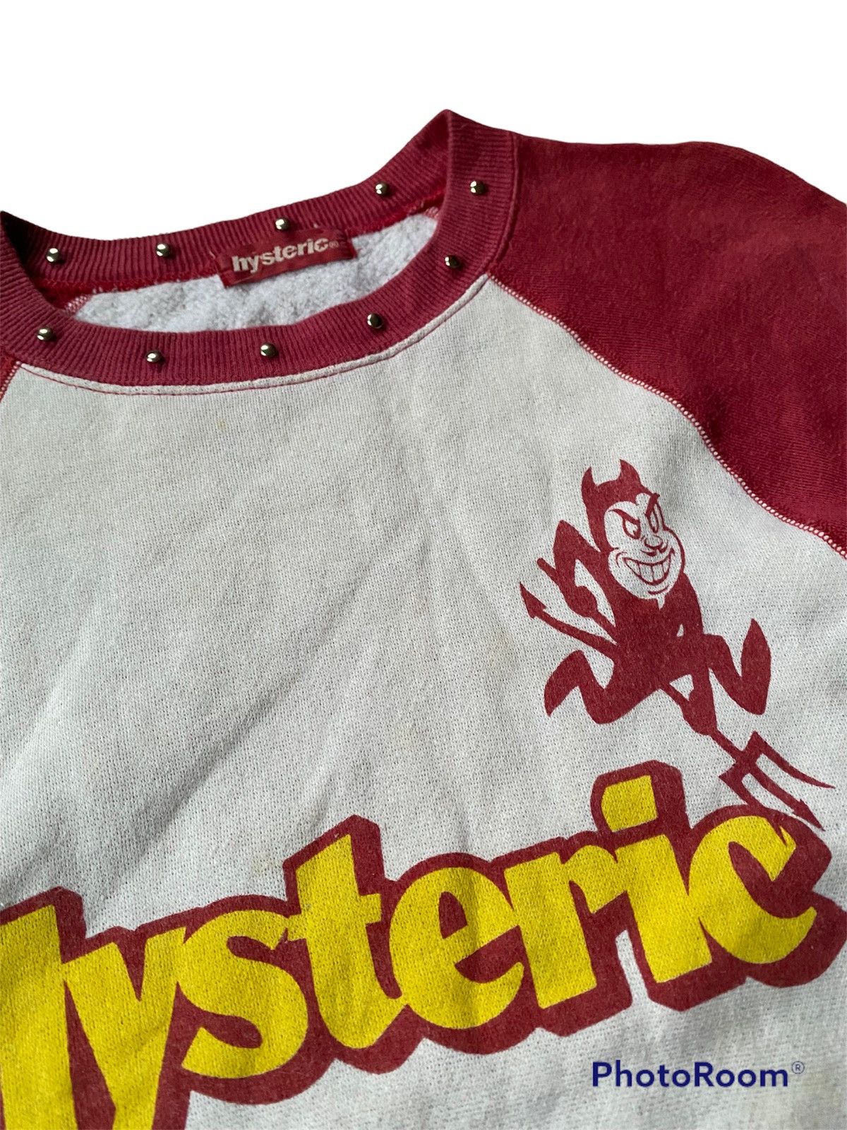 Hysteric Glamour 💥Vtg90s Hysteric Devil Punk Studs Sweatshirt Size US S / EU 44-46 / 1 - 4 Thumbnail