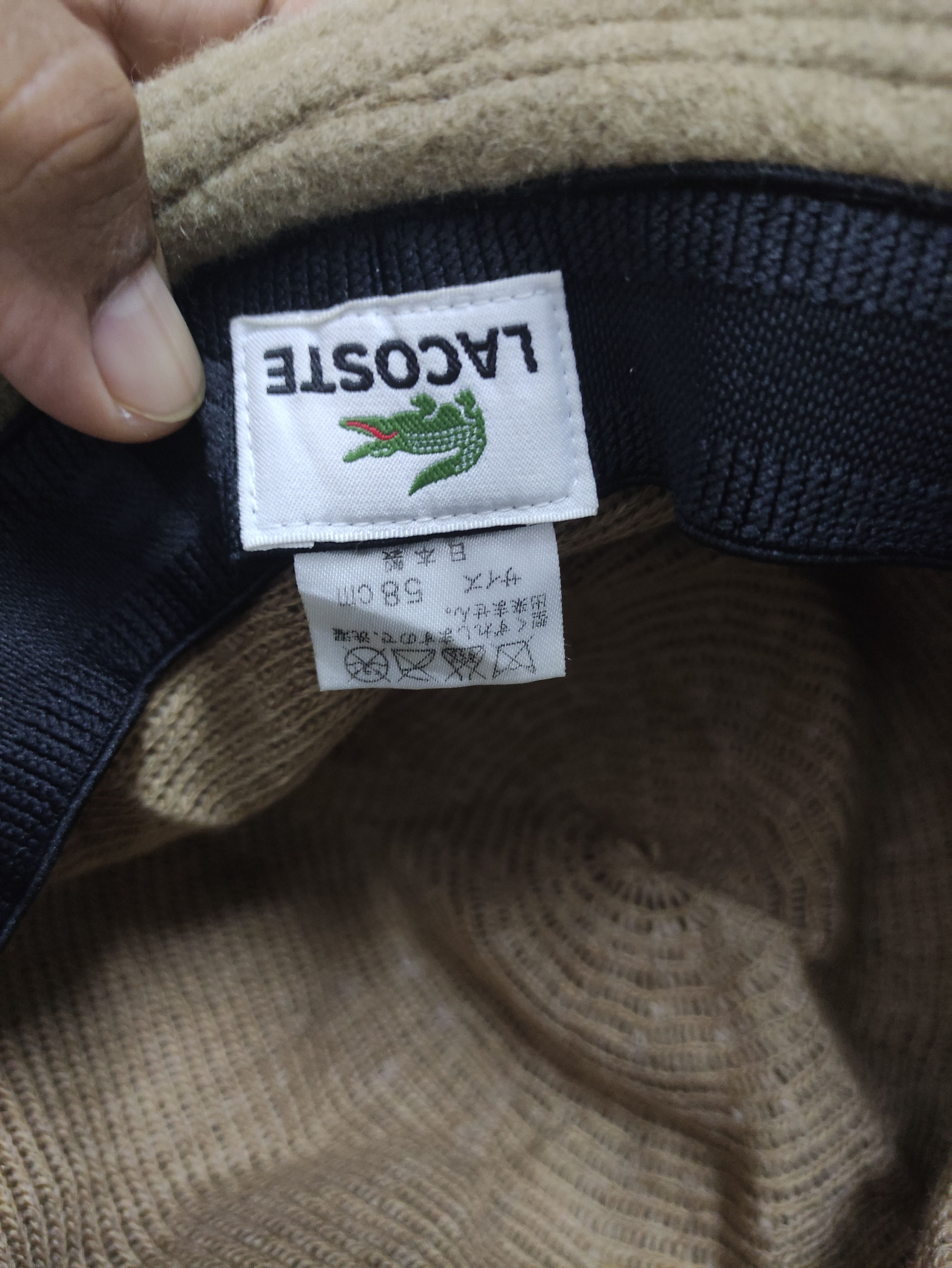 Lacoste LACOSTE VINTAGE WOOL BUCKET HAT Size ONE SIZE - 6 Thumbnail