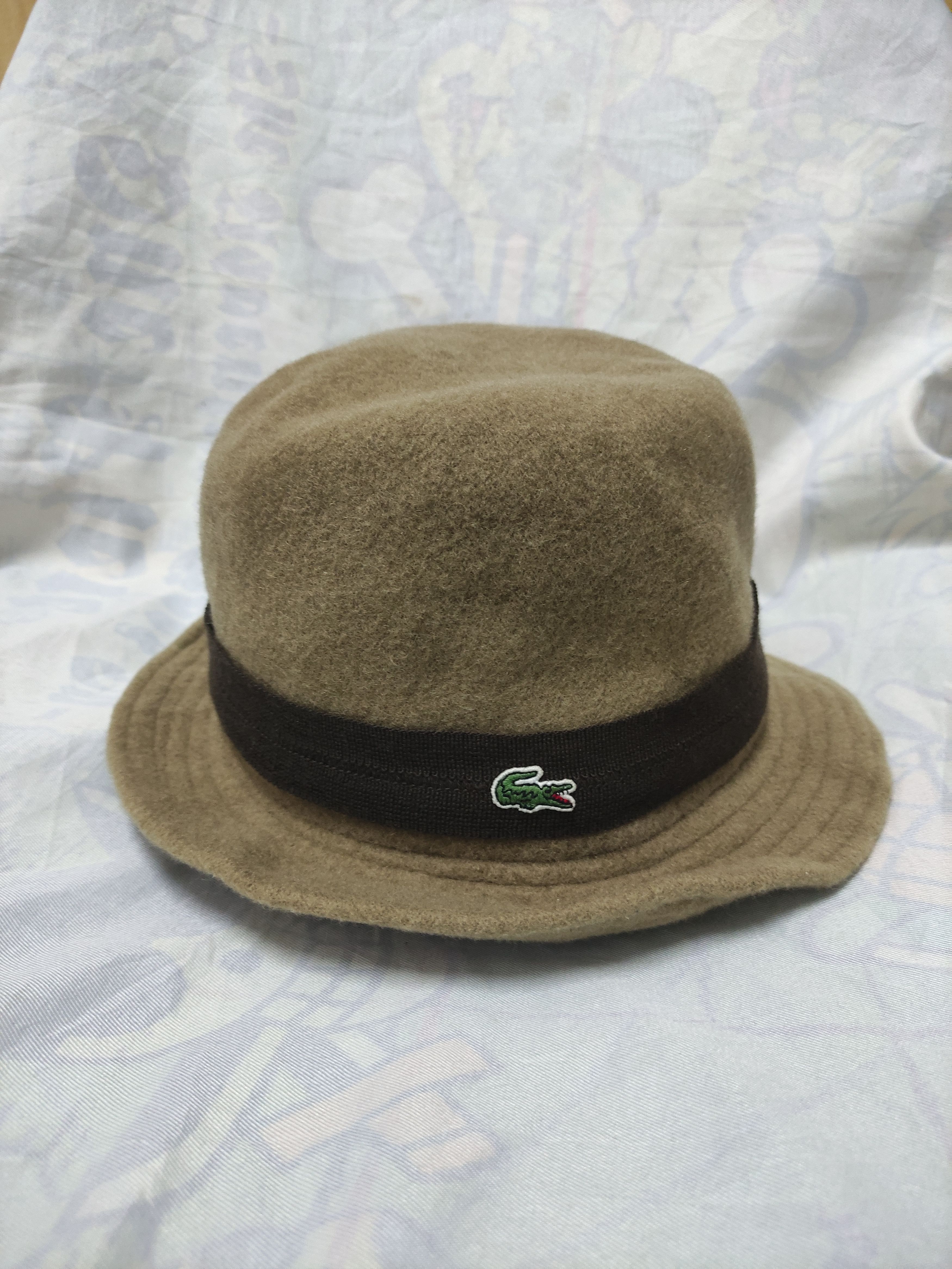 Lacoste LACOSTE VINTAGE WOOL BUCKET HAT Size ONE SIZE - 1 Thumbnail