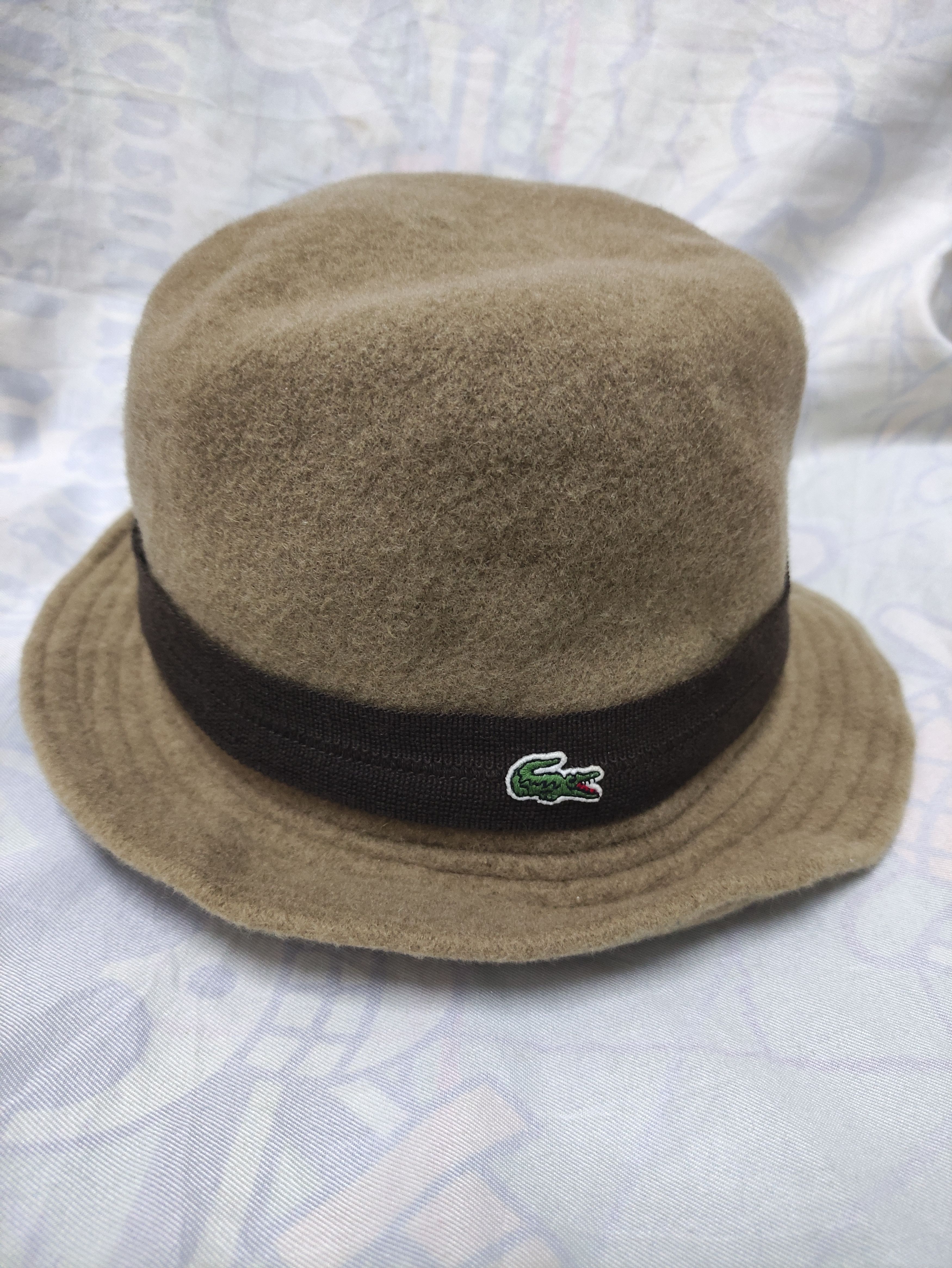 Lacoste LACOSTE VINTAGE WOOL BUCKET HAT Size ONE SIZE - 5 Thumbnail