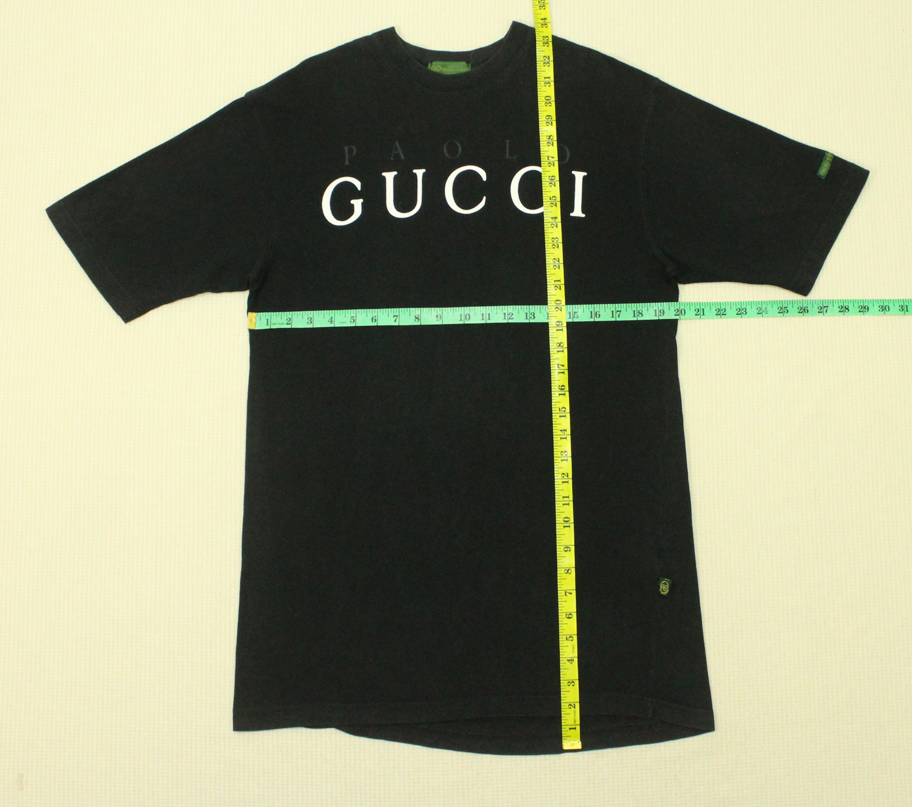 Vintage Vintage PAOLO GUCCI T Shirt Big Logo Spell Out Size US L / EU 52-54 / 3 - 13 Thumbnail