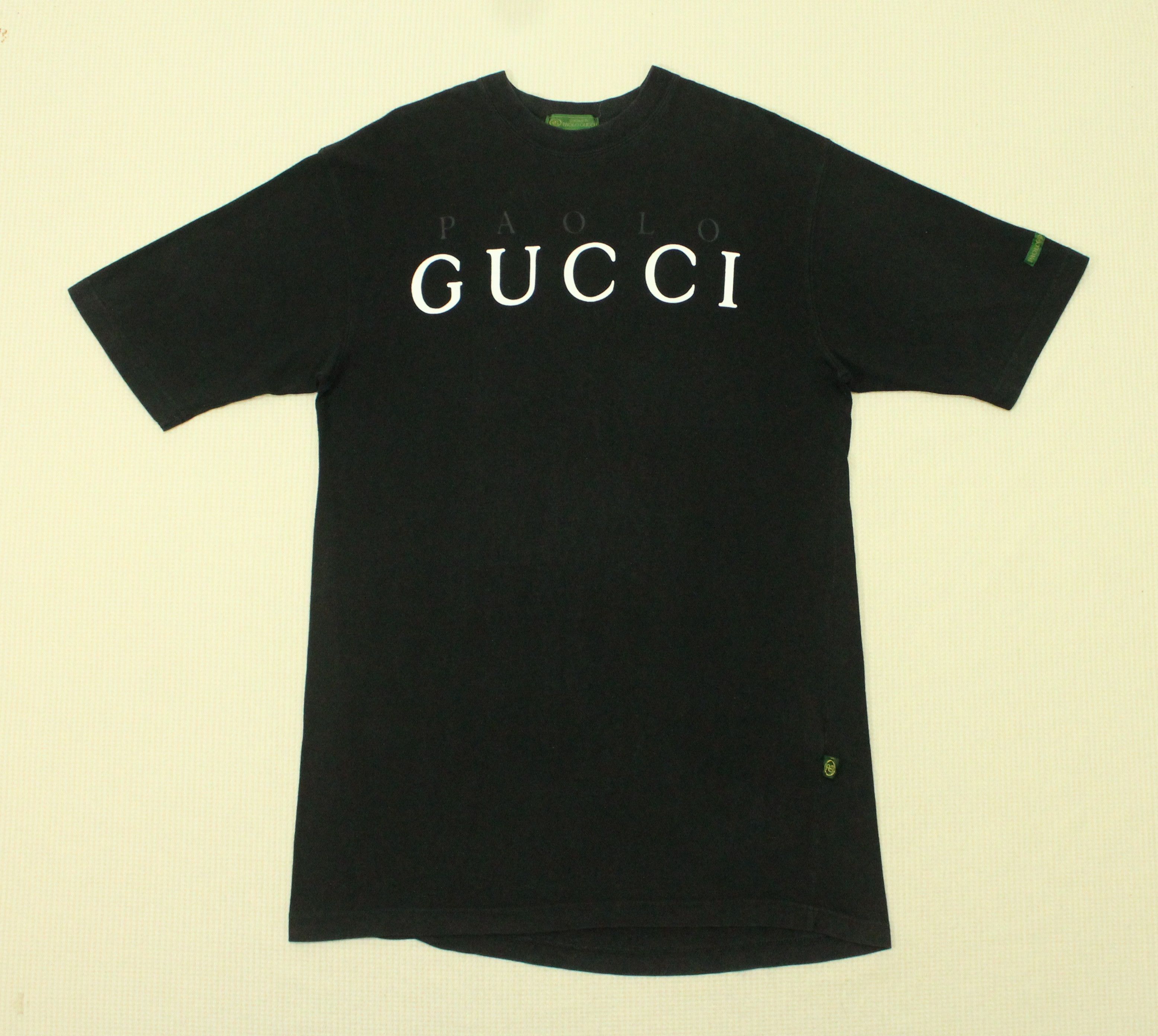 Vintage Vintage PAOLO GUCCI T Shirt Big Logo Spell Out Size US L / EU 52-54 / 3 - 7 Thumbnail