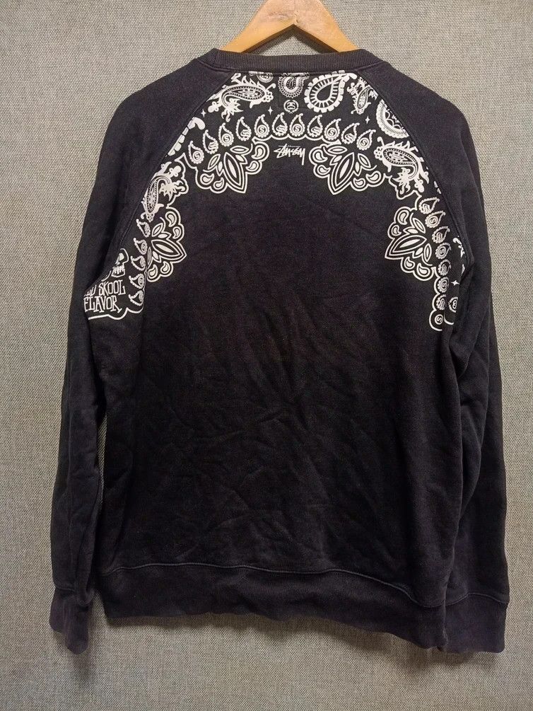 Stussy vintage sweatshirt stussy spell out paisley Size US M / EU 48-50 / 2 - 2 Thumbnail