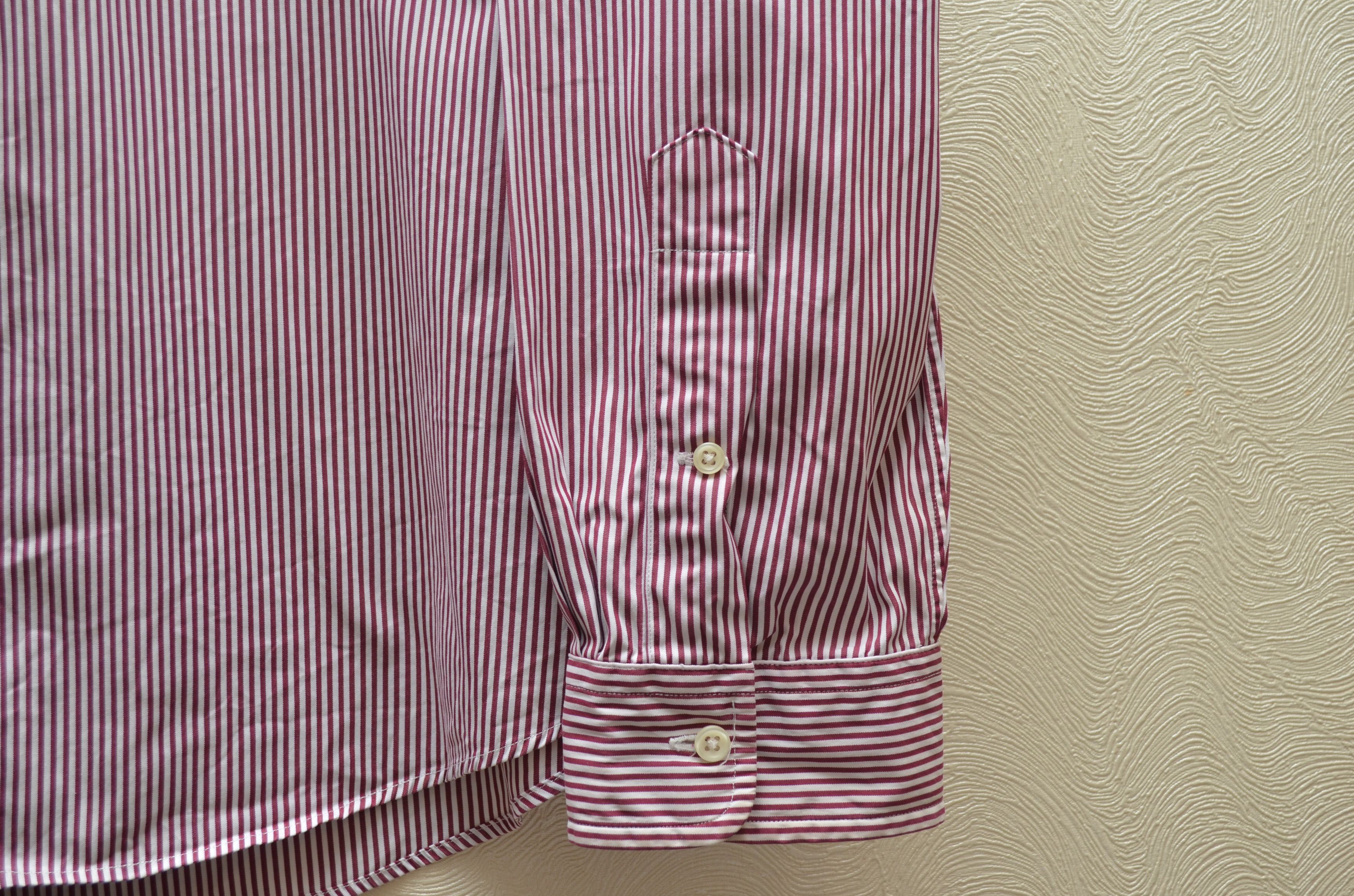 Polo Ralph Lauren × Vintage Polo Ralph Lauren Custom Fit Red White Striped Shirt Sz XL Size US XL / EU 56 / 4 - 4 Thumbnail