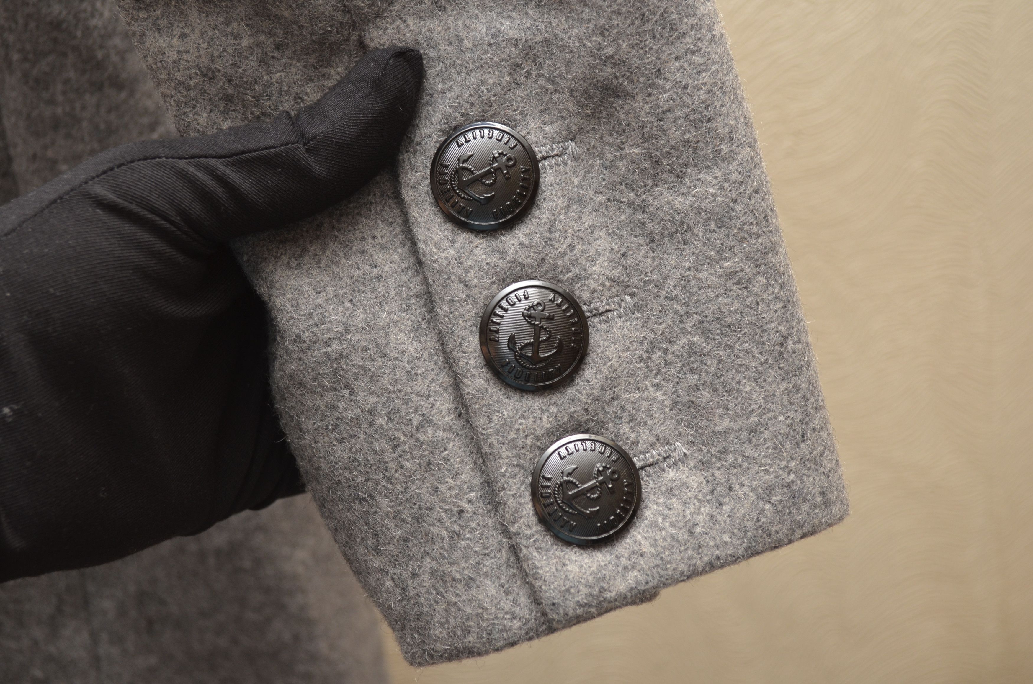 Fidelity Vintage Gerald Stewart Fidelity Pea Coat Wool Jacket Size M / US 6-8 / IT 42-44 - 8 Thumbnail
