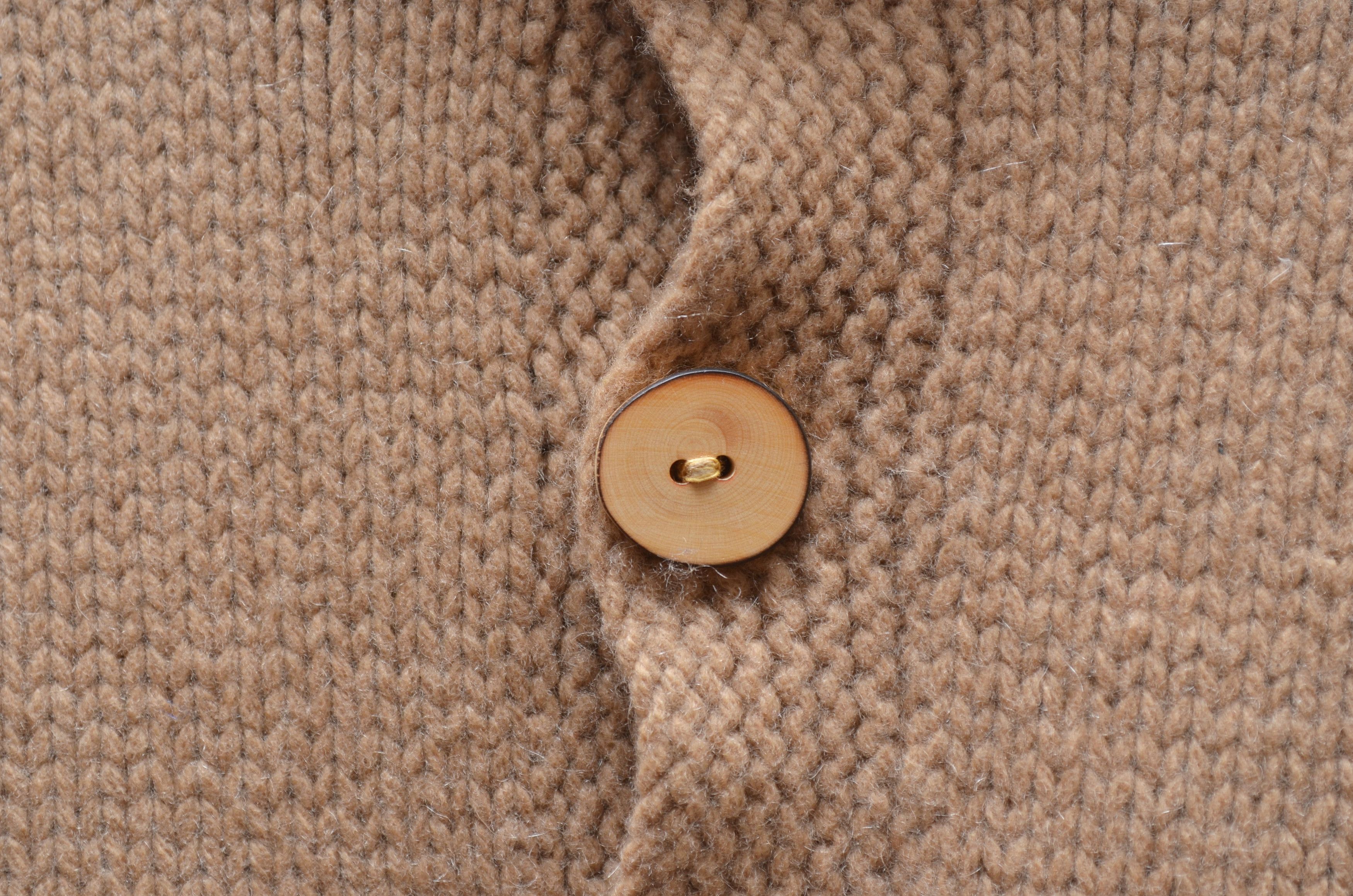 Polo Ralph Lauren × Vintage Polo Ralph Lauren Knit Wool Cashmere Beige Sweater Vintage Size US L / EU 52-54 / 3 - 5 Thumbnail
