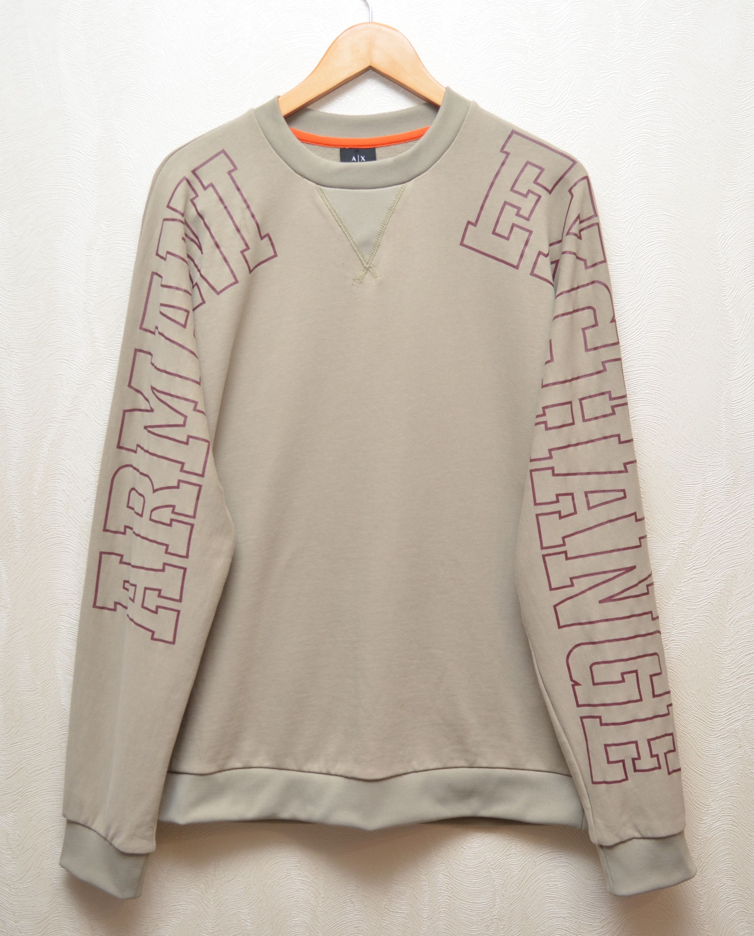 Armani Exchange Armani Exchange Big Logo Sweatshirt Size L Size US L / EU 52-54 / 3 - 7 Thumbnail