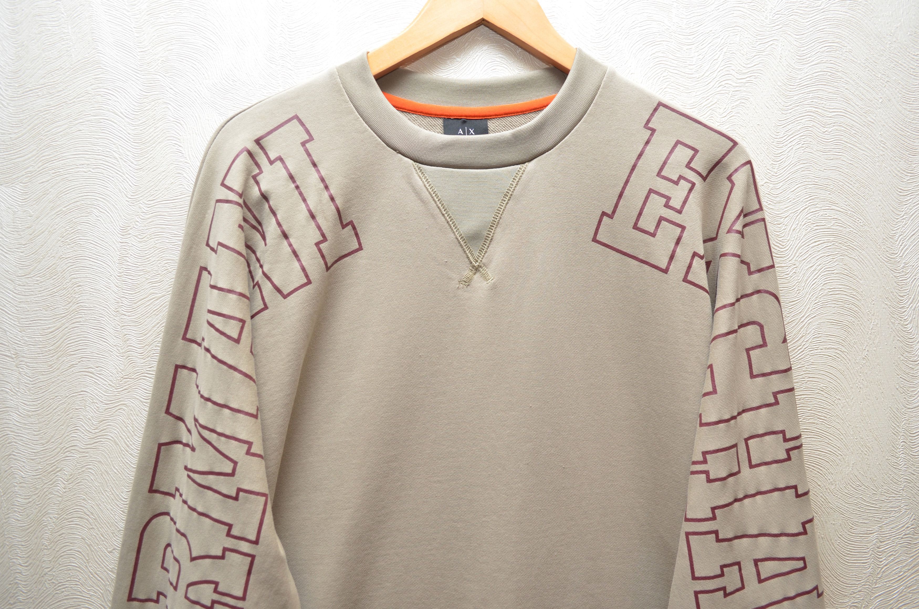 Armani Exchange Armani Exchange Big Logo Sweatshirt Size L Size US L / EU 52-54 / 3 - 8 Thumbnail
