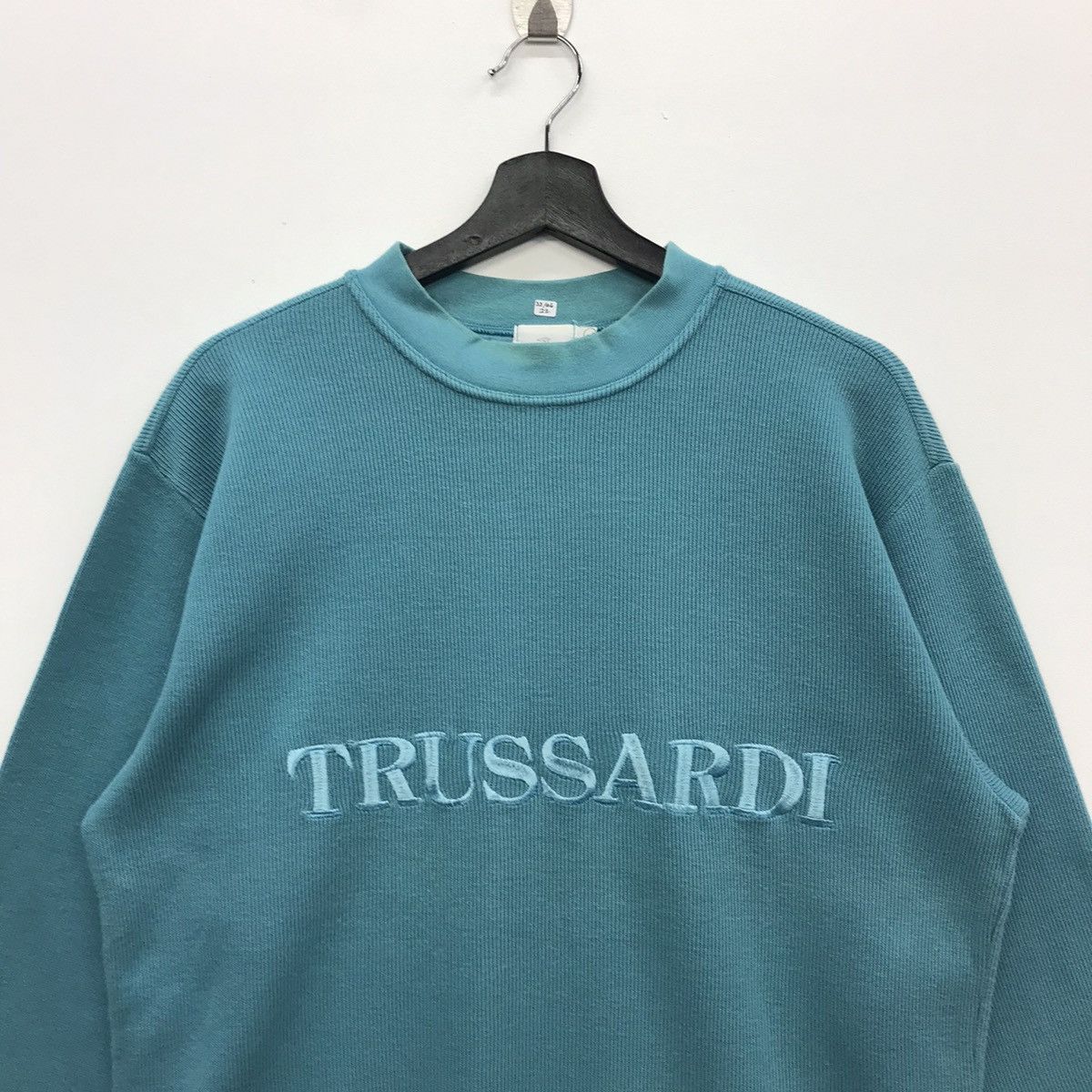 Trussardi Rare!! Vintage Trussardi Embroidery Spellout Sweatshirt Size US L / EU 52-54 / 3 - 2 Thumbnail