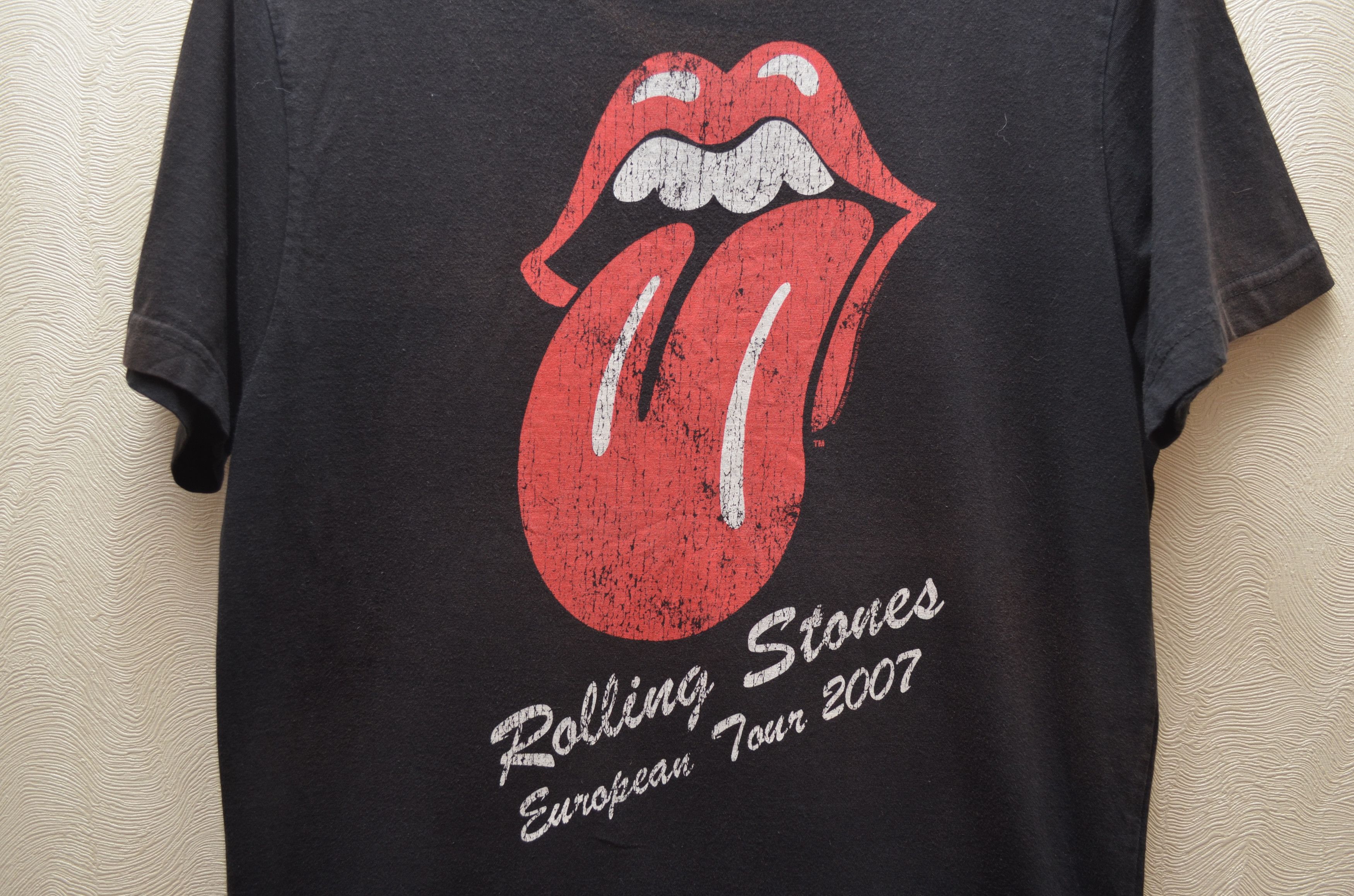 Band Tees × The Rolling Stones The Rolling Stones European Tour 2007 Vintage T-Shirt Size US M / EU 48-50 / 2 - 5 Thumbnail