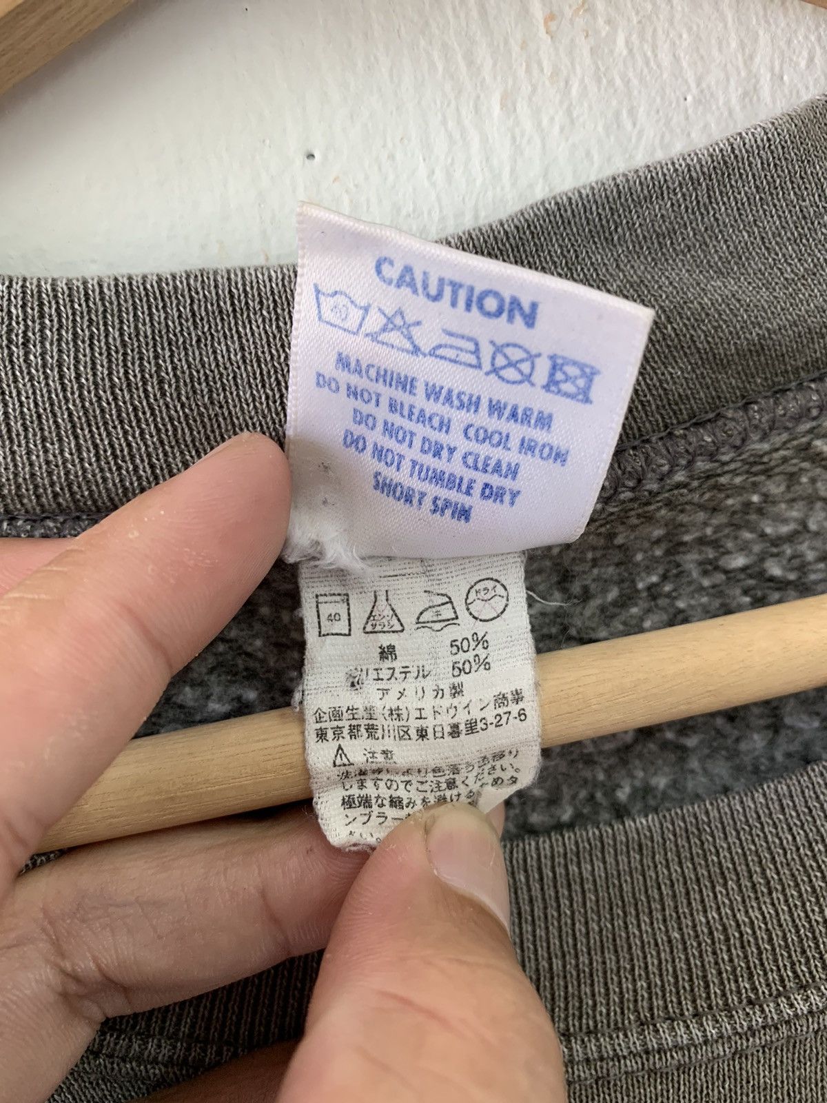 Edwin × Vintage Vintage 90’s Edwin Plain Crewneck Sweatshirt Size M Size US M / EU 48-50 / 2 - 8 Thumbnail