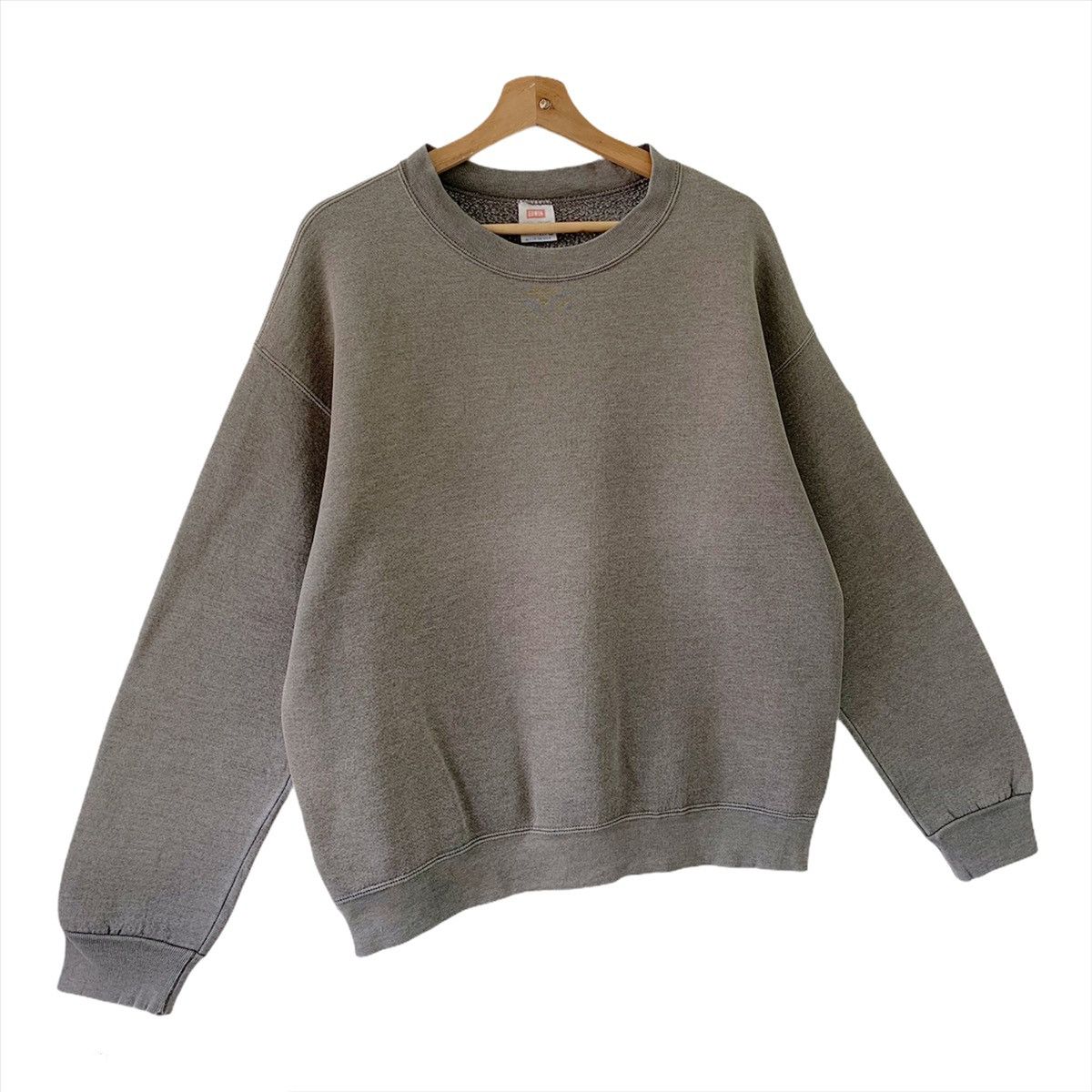 Edwin × Vintage Vintage 90’s Edwin Plain Crewneck Sweatshirt Size M Size US M / EU 48-50 / 2 - 2 Thumbnail