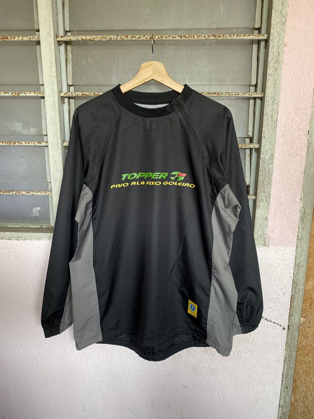 Vintage ⚡️Steals⚡️ Vintage Topper Brazil Training Sweater Size US L / EU 52-54 / 3 - 5 Thumbnail