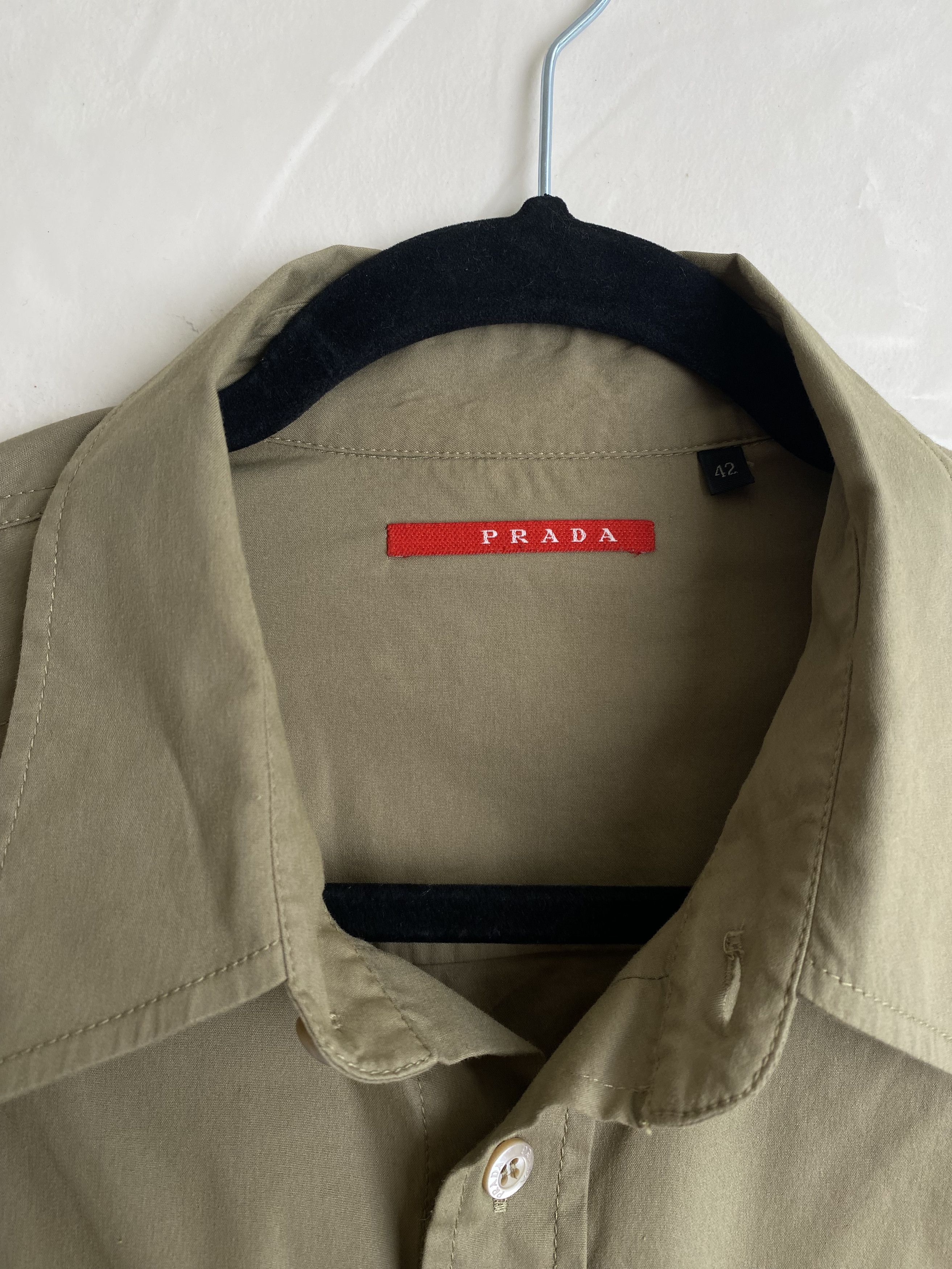 Prada PRADA NAVY SHIRT BUTTON UP Size US M / EU 48-50 / 2 - 6 Thumbnail