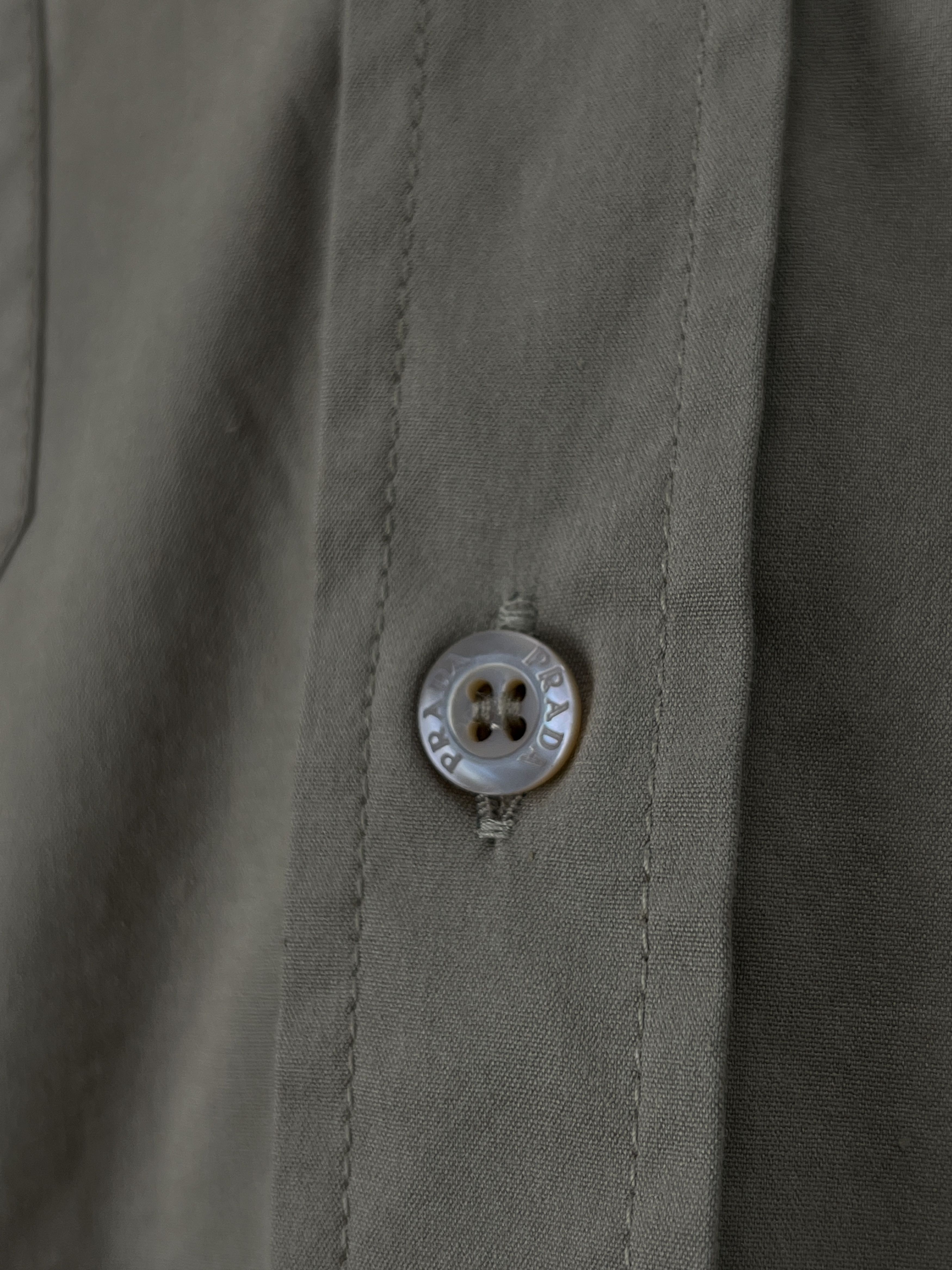 Prada PRADA NAVY SHIRT BUTTON UP Size US M / EU 48-50 / 2 - 14 Thumbnail