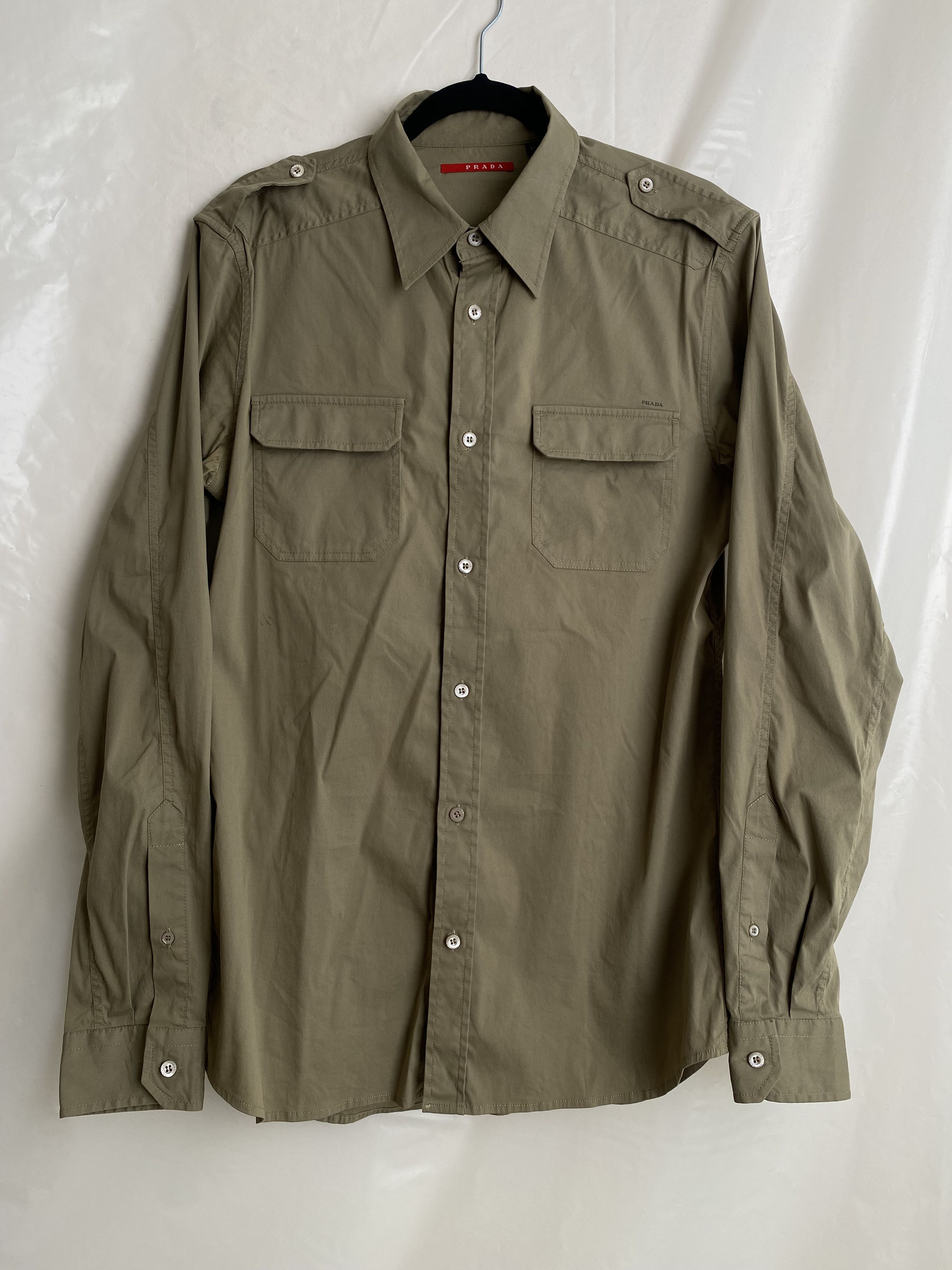 Prada PRADA NAVY SHIRT BUTTON UP Size US M / EU 48-50 / 2 - 2 Thumbnail