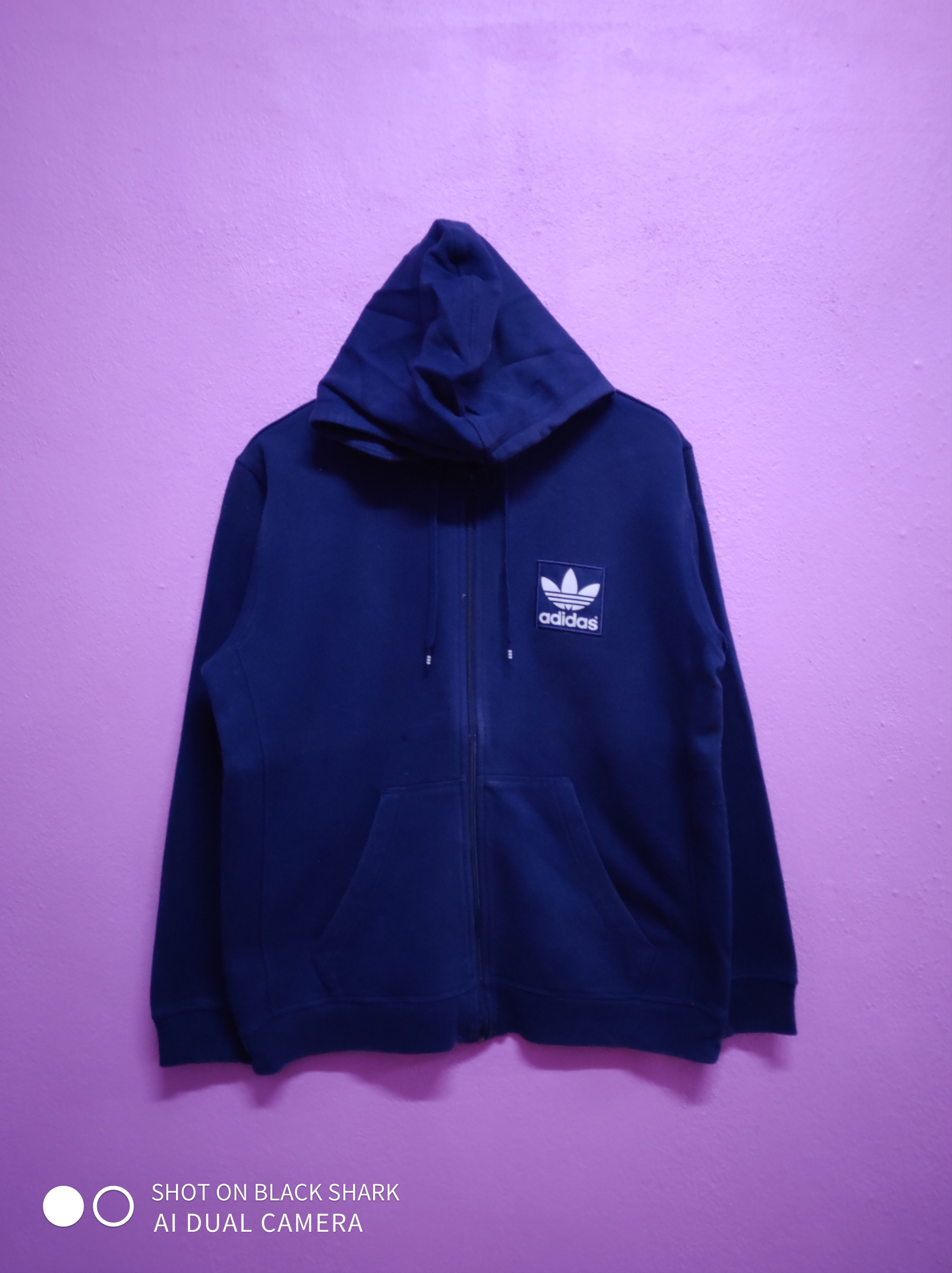 Adidas Vintage 90's Adidas Hoodies Size US L / EU 52-54 / 3 - 1 Thumbnail
